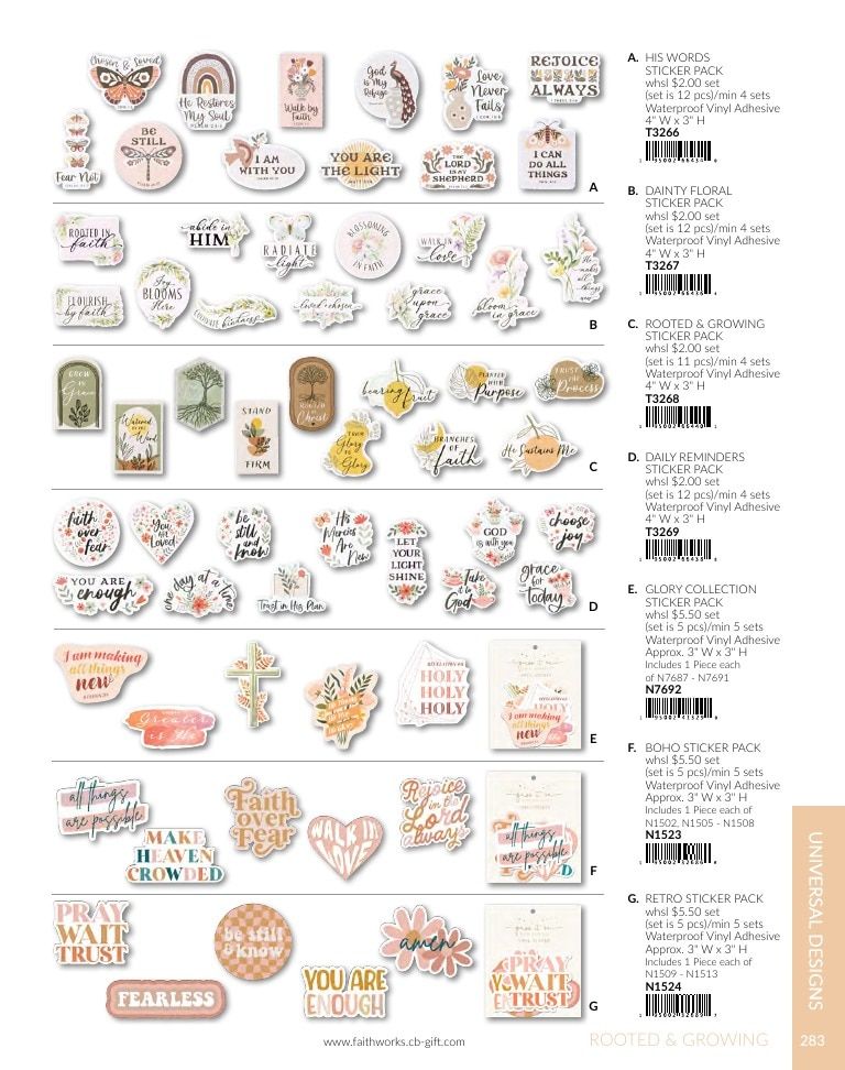 Faithworks Fall Inspirational Gifts Catalog Weekly Ad January 1 - December 31, 2026