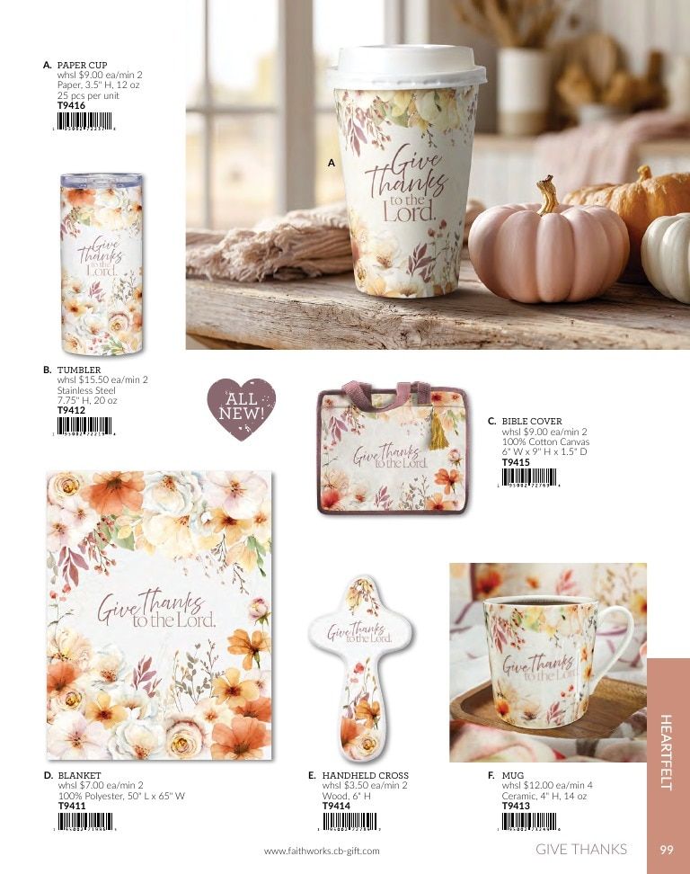 Faithworks Fall Inspirational Gifts Catalog Weekly Ad January 1 - December 31, 2026