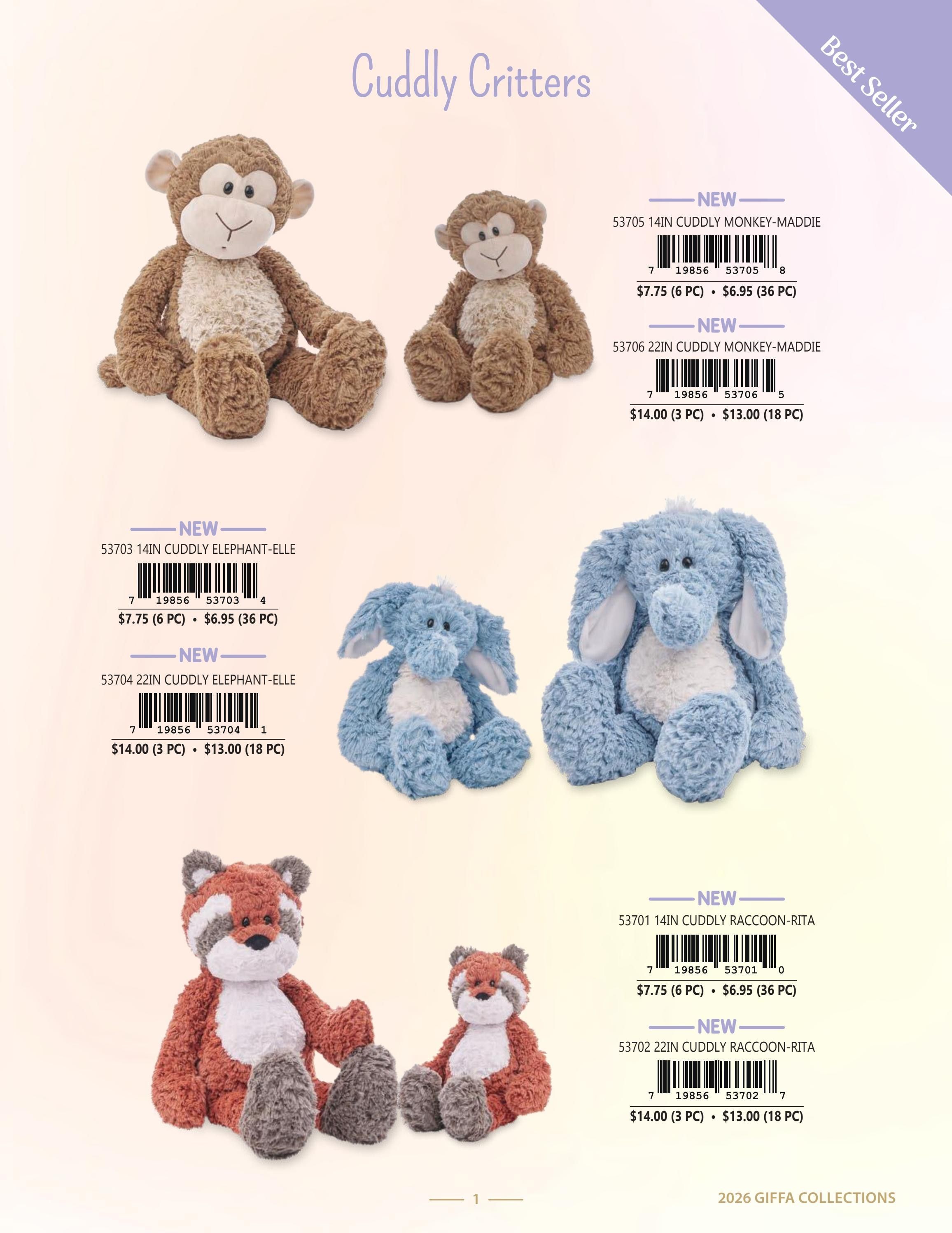 Giffa Plush Toys Catalog Weekly Ad January 1 - December 31, 2026