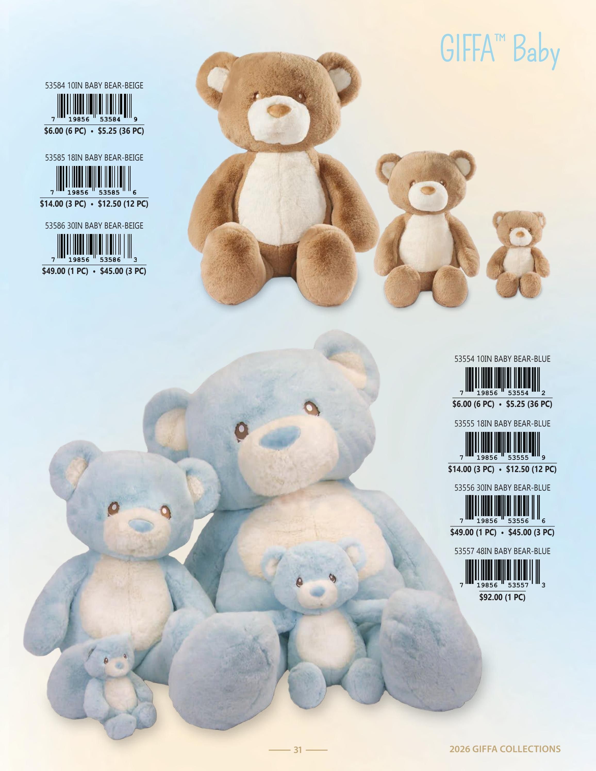 Giffa Plush Toys Catalog Weekly Ad January 1 - December 31, 2026