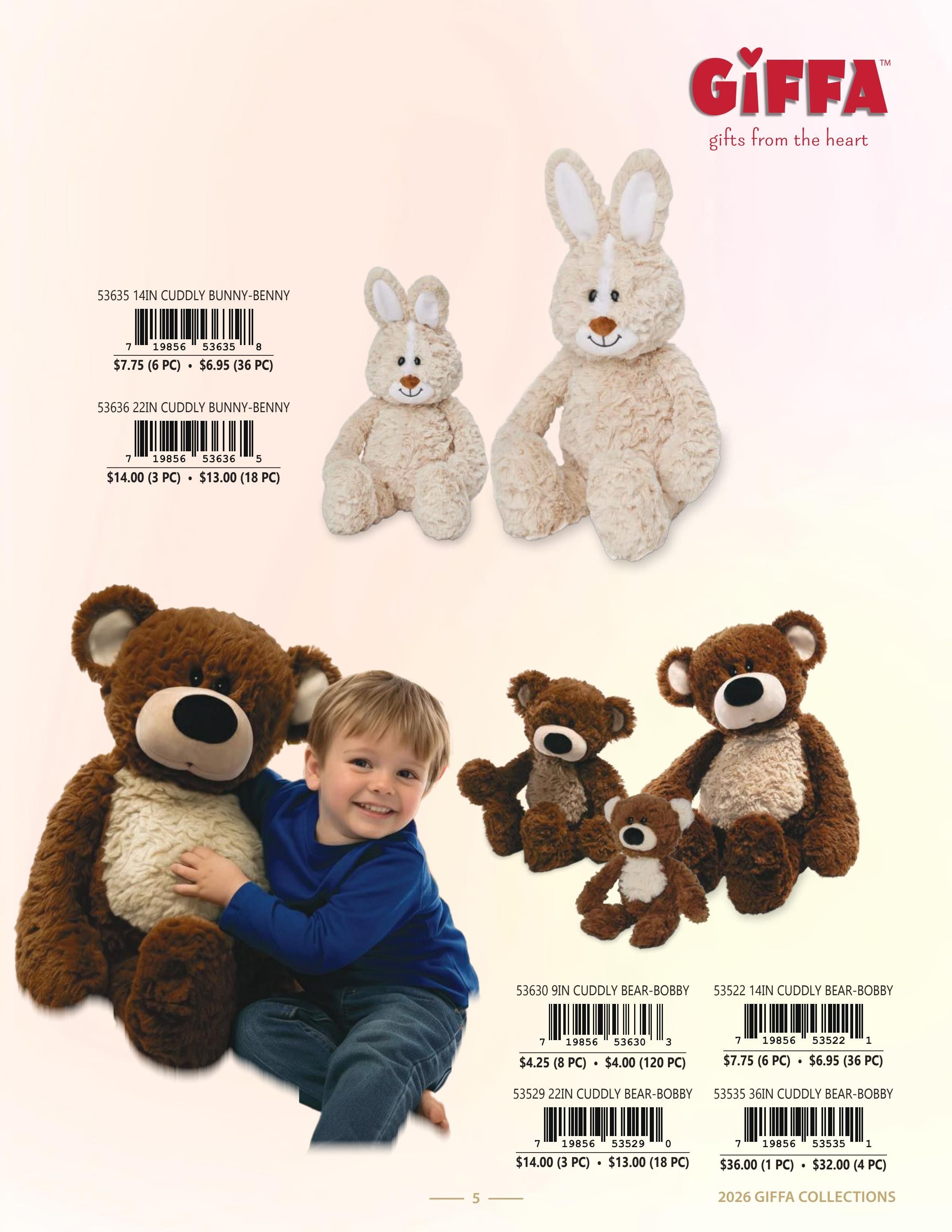 Giffa Plush Toys Catalog Weekly Ad January 1 - December 31, 2026