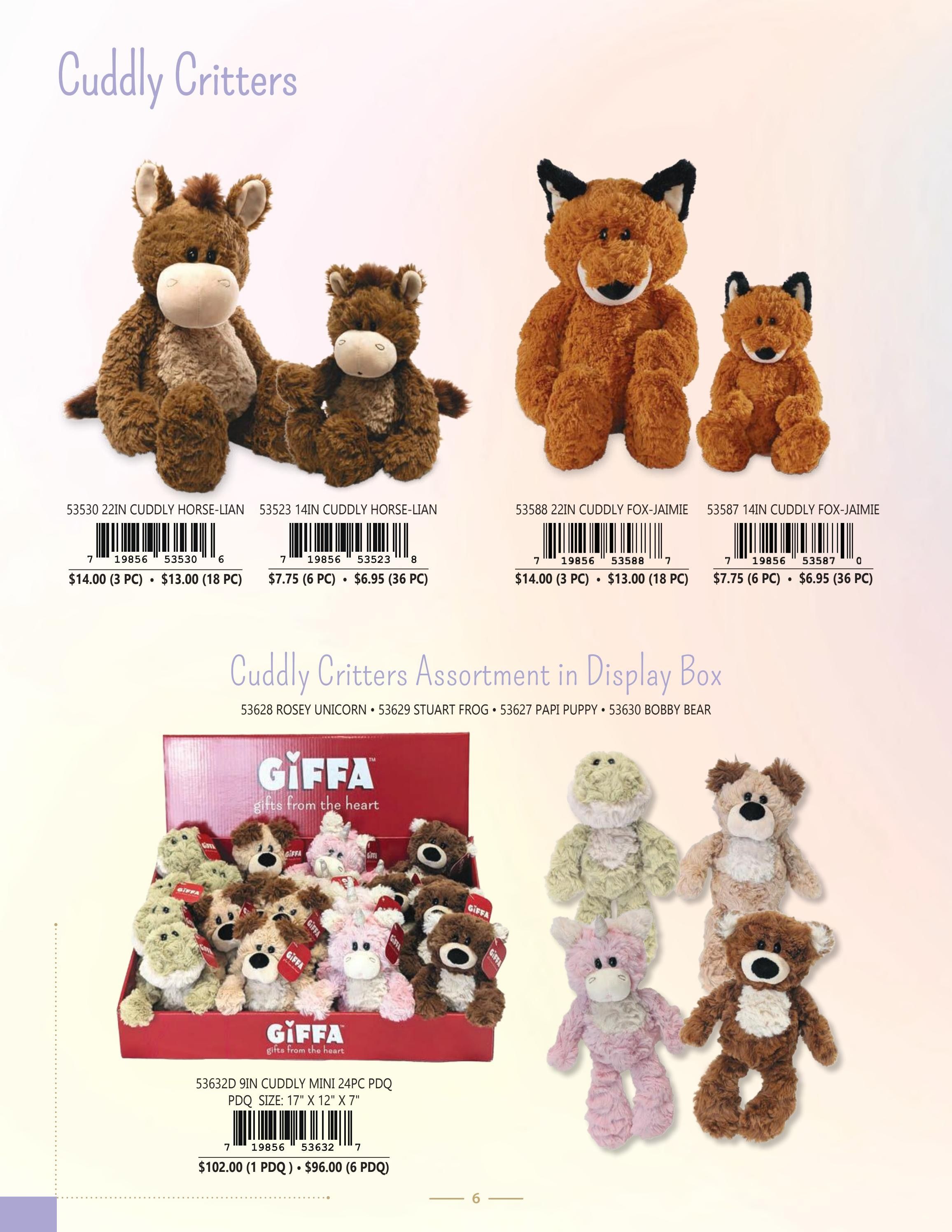 Giffa Plush Toys Catalog Weekly Ad January 1 - December 31, 2026