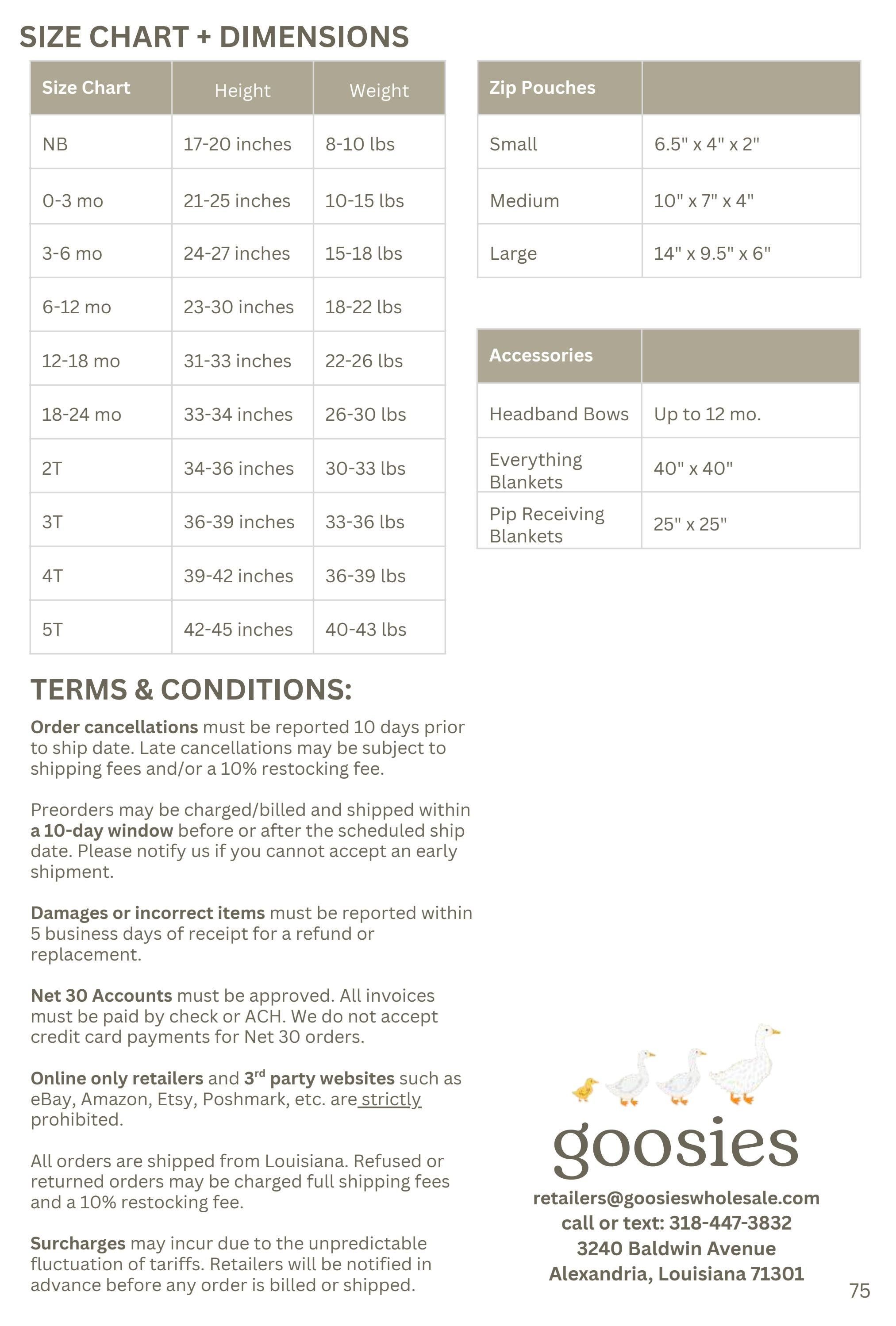 Goosies Fall and Winter Baby Apparel Catalog Weekly Ad January 1 - December 31, 2026