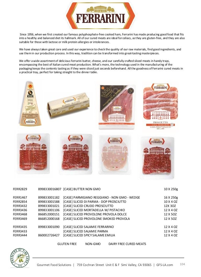Gourmet Food Solutions Gourmet Foods Catalog Weekly Ad January 1 - December 31, 2026