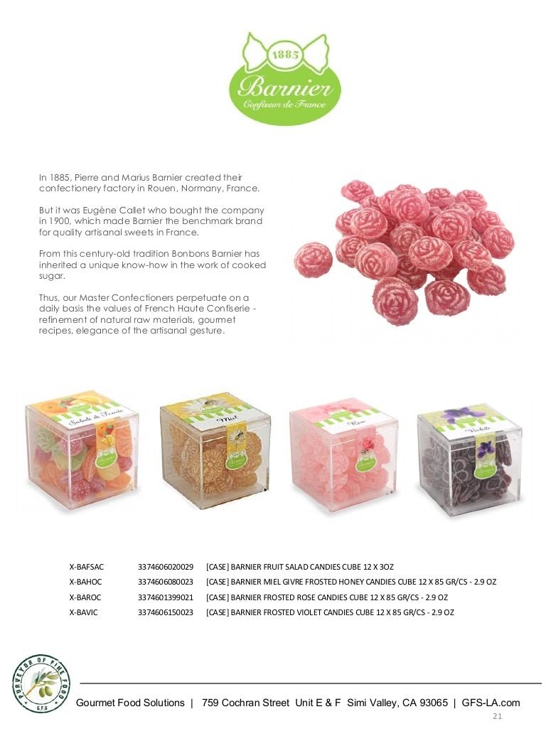 Gourmet Food Solutions Gourmet Foods Catalog Weekly Ad January 1 - December 31, 2026