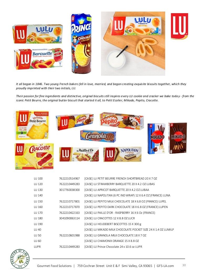 Gourmet Food Solutions Gourmet Foods Catalog Weekly Ad January 1 - December 31, 2026