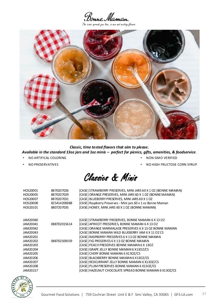 Gourmet Food Solutions Gourmet Foods Catalog Weekly Ad January 1 - December 31, 2026