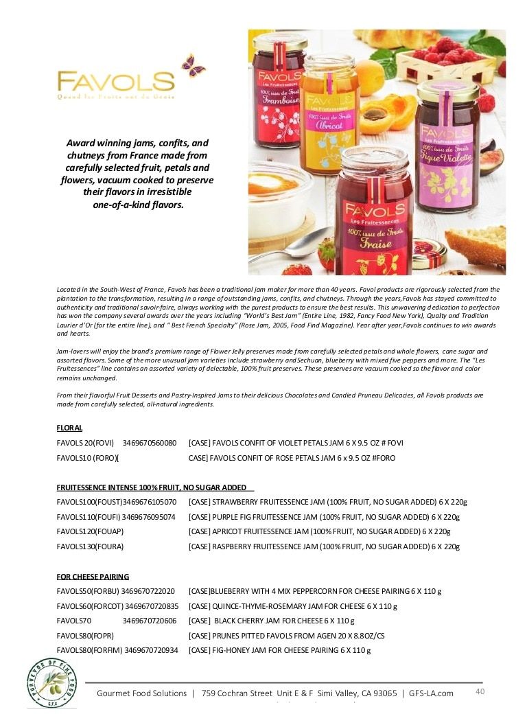 Gourmet Food Solutions Gourmet Foods Catalog Weekly Ad January 1 - December 31, 2026