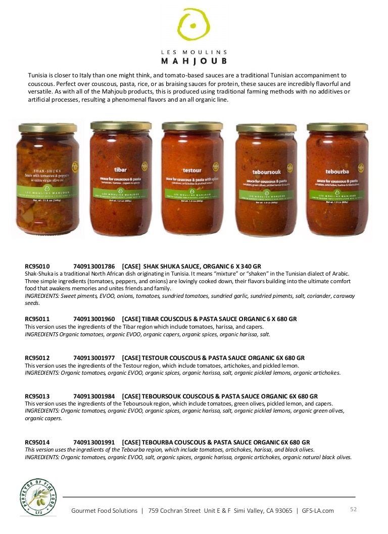 Gourmet Food Solutions Gourmet Foods Catalog Weekly Ad January 1 - December 31, 2026