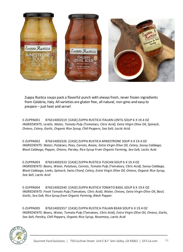 Gourmet Food Solutions Gourmet Foods Catalog Weekly Ad January 1 - December 31, 2026