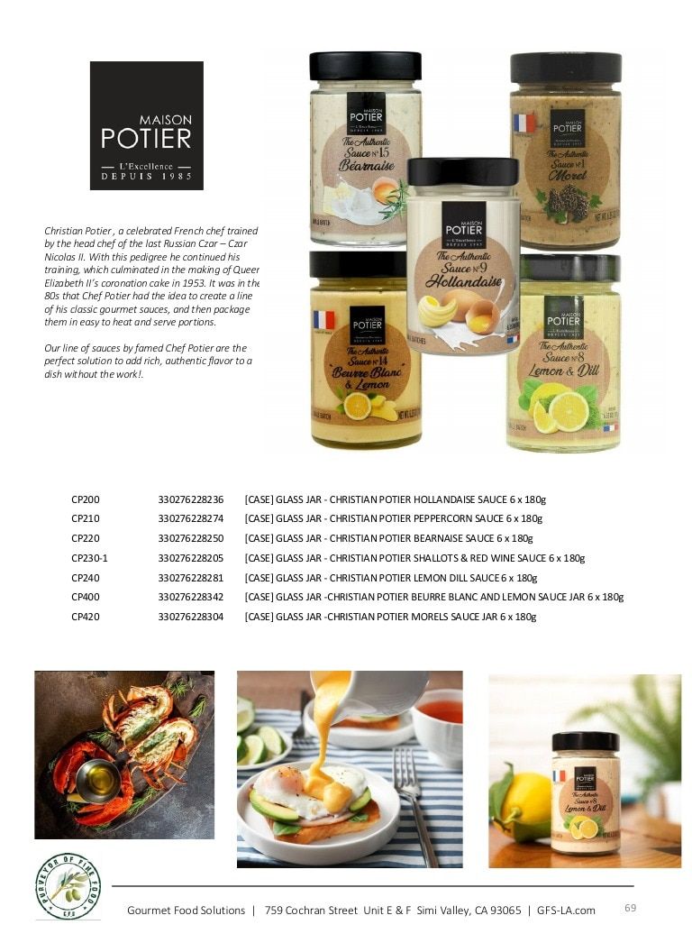 Gourmet Food Solutions Gourmet Foods Catalog Weekly Ad January 1 - December 31, 2026