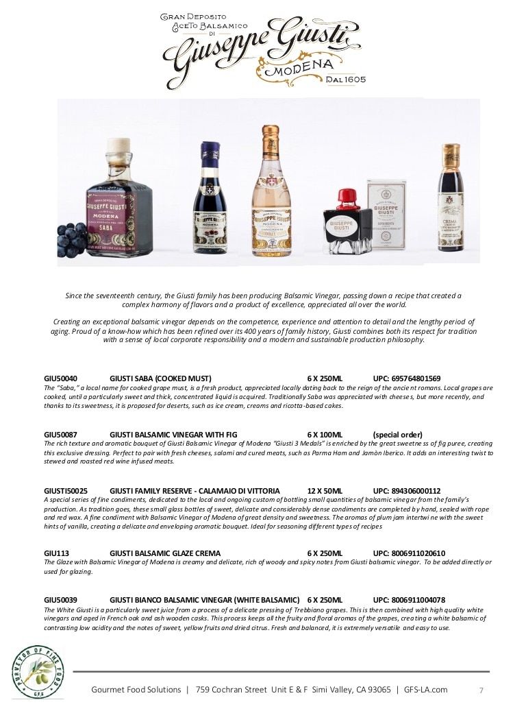 Gourmet Food Solutions Gourmet Foods Catalog Weekly Ad January 1 - December 31, 2026