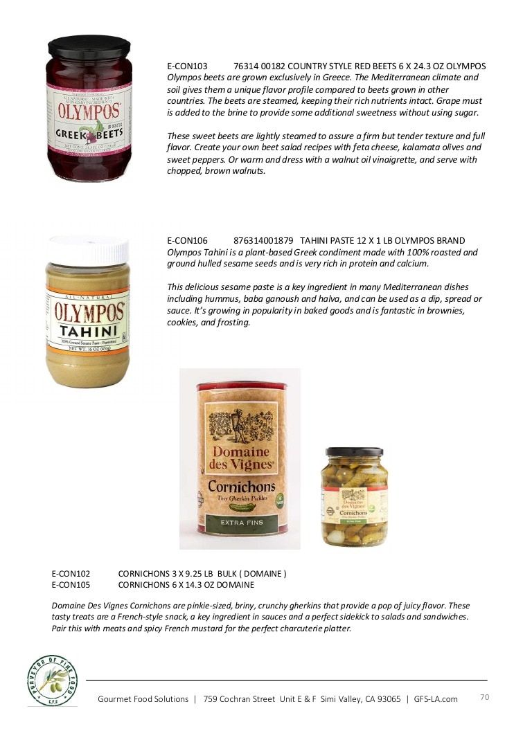 Gourmet Food Solutions Gourmet Foods Catalog Weekly Ad January 1 - December 31, 2026
