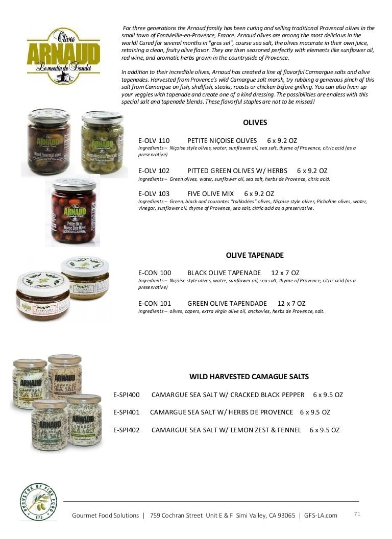 Gourmet Food Solutions Gourmet Foods Catalog Weekly Ad January 1 - December 31, 2026
