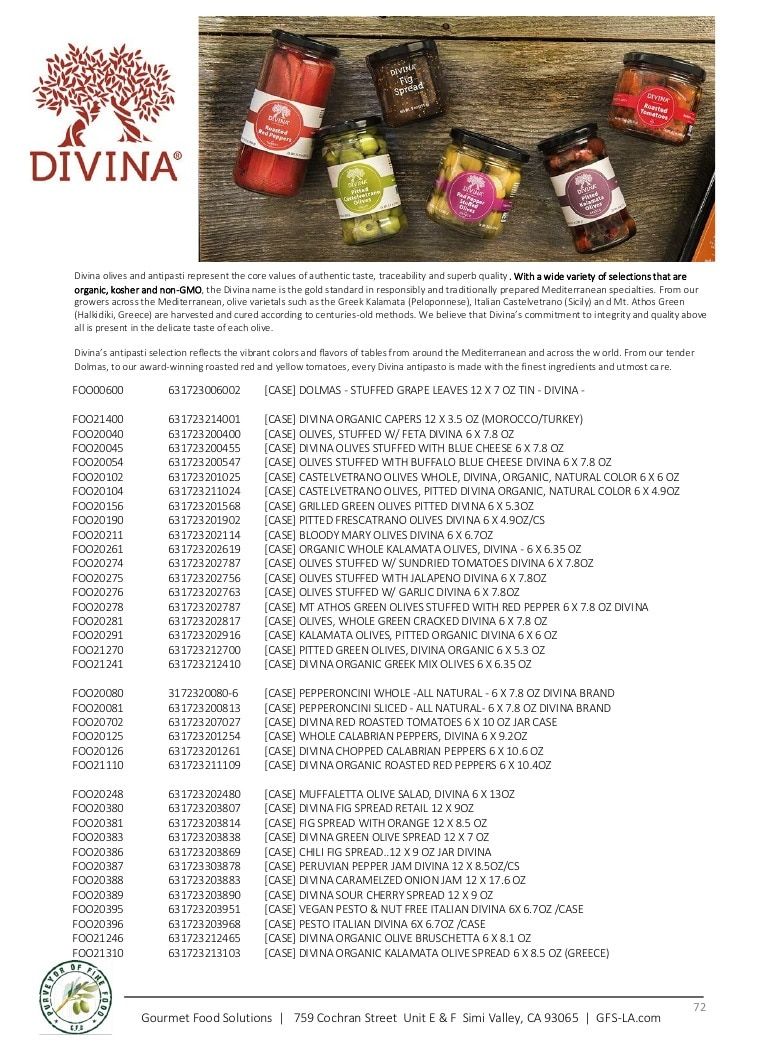 Gourmet Food Solutions Gourmet Foods Catalog Weekly Ad January 1 - December 31, 2026