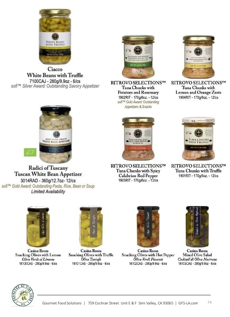 Gourmet Food Solutions Gourmet Foods Catalog Weekly Ad January 1 - December 31, 2026