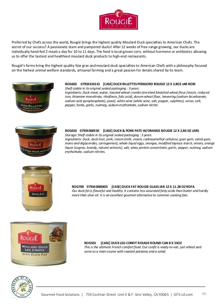 Gourmet Food Solutions Gourmet Foods Catalog Weekly Ad January 1 - December 31, 2026