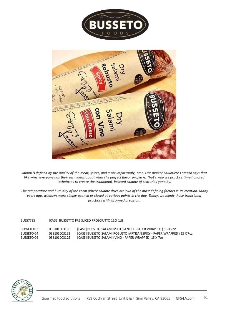 Gourmet Food Solutions Gourmet Foods Catalog Weekly Ad January 1 - December 31, 2026
