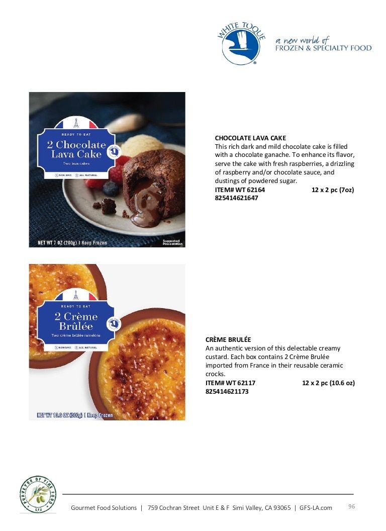 Gourmet Food Solutions Gourmet Foods Catalog Weekly Ad January 1 - December 31, 2026
