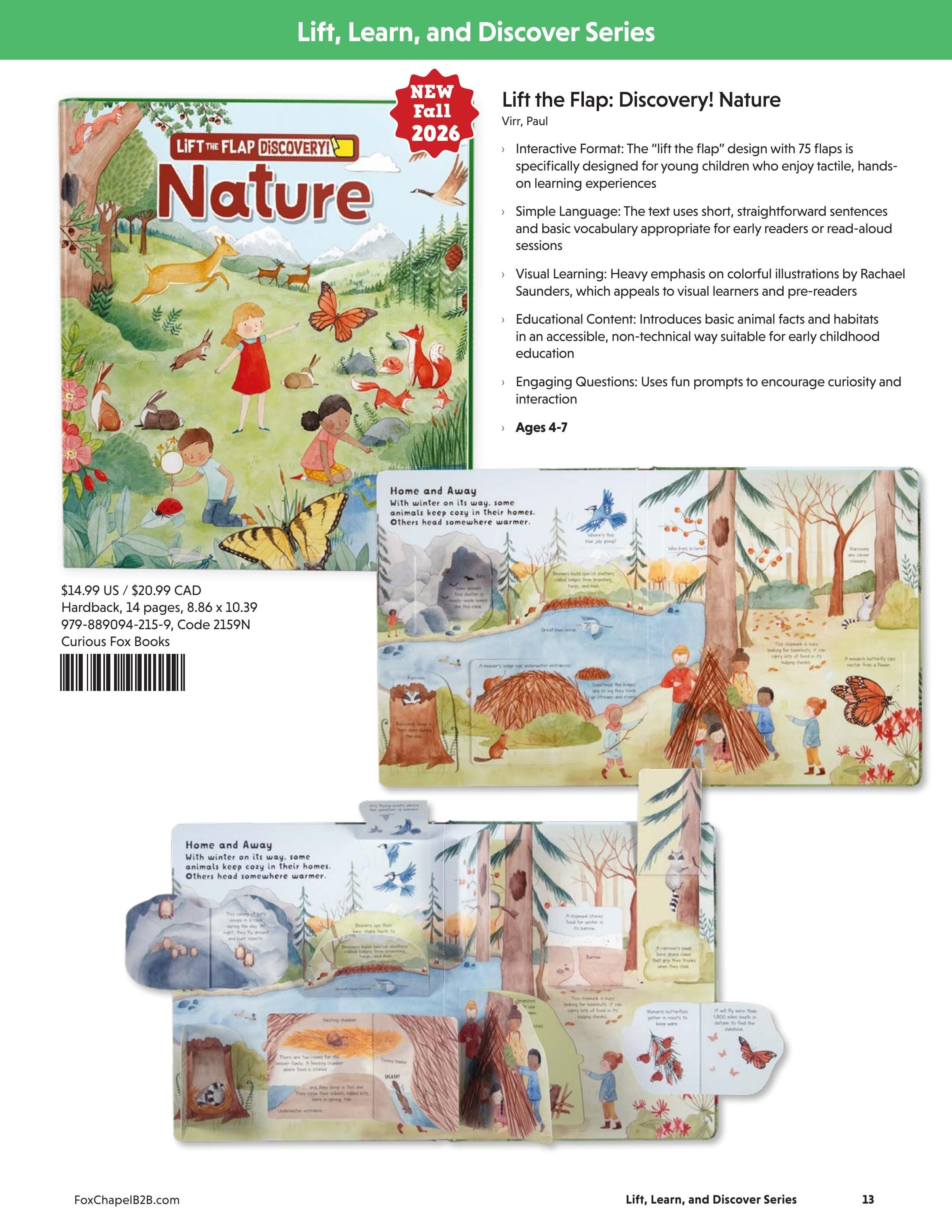Fox Chapel B2B Fall Children's Books Catalog Weekly Ad January 1 - December 31, 2026