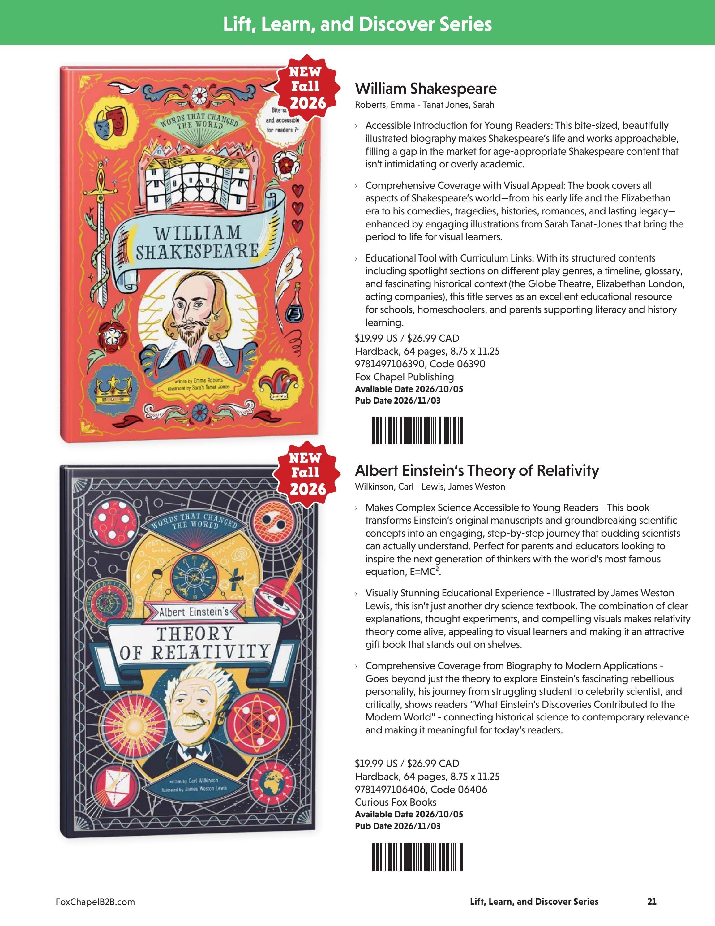 Fox Chapel B2B Fall Children's Books Catalog Weekly Ad January 1 - December 31, 2026