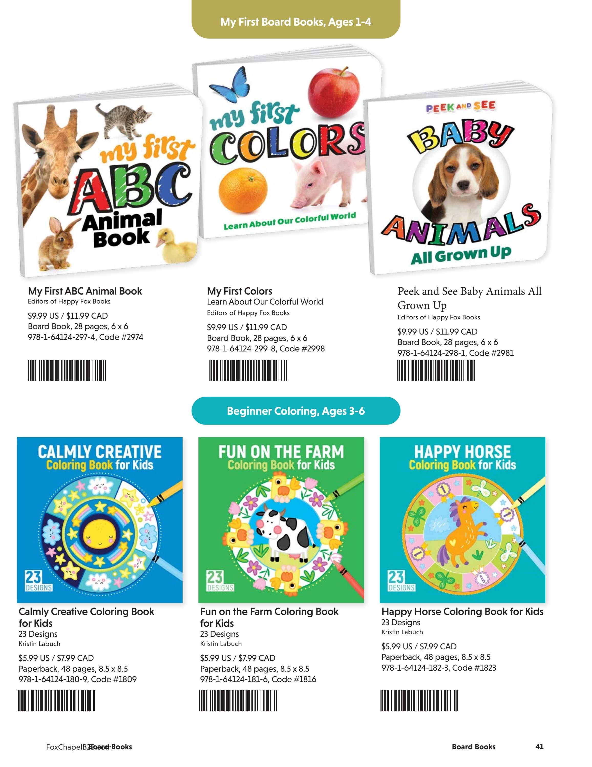 Fox Chapel B2B Fall Children's Books Catalog Weekly Ad January 1 - December 31, 2026