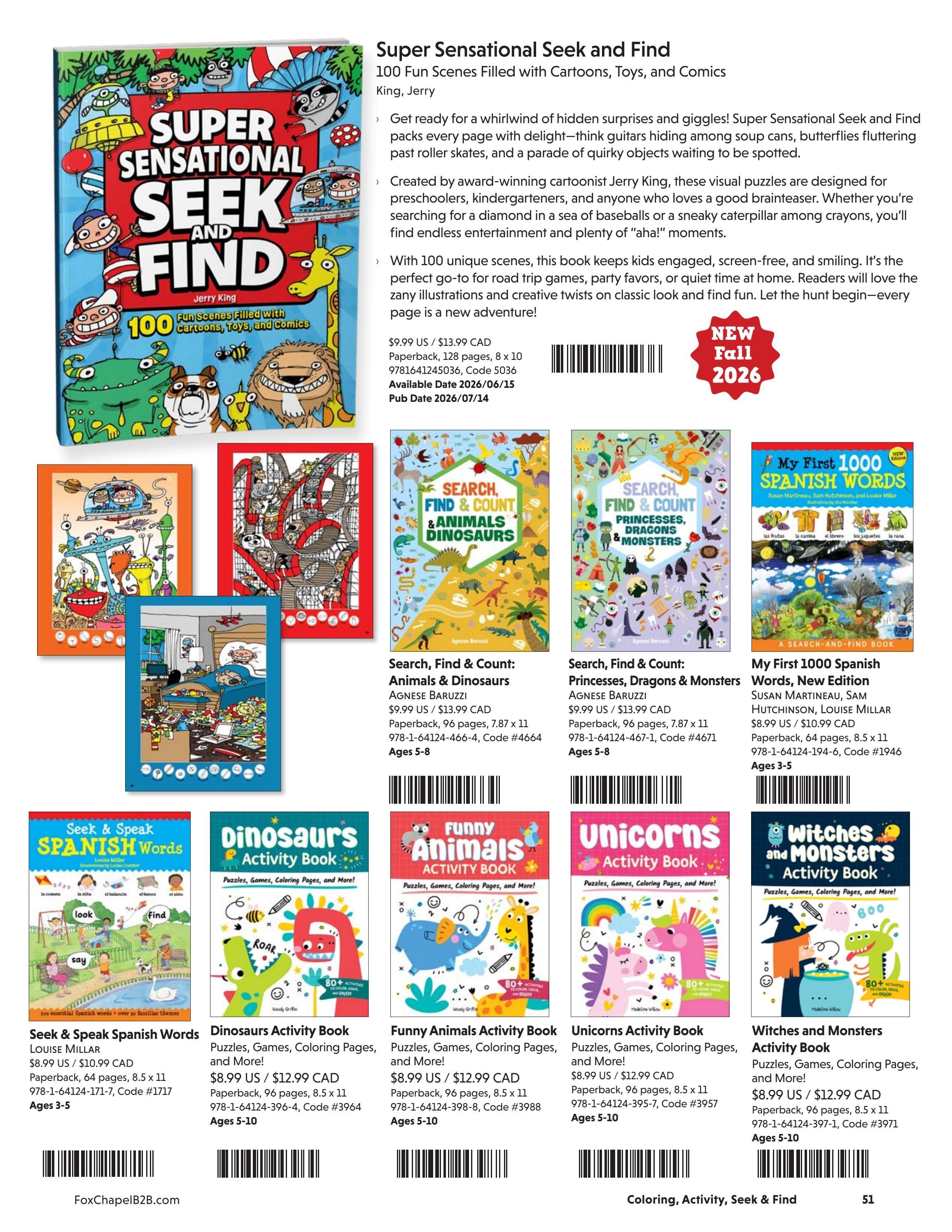 Fox Chapel B2B Fall Children's Books Catalog Weekly Ad January 1 - December 31, 2026