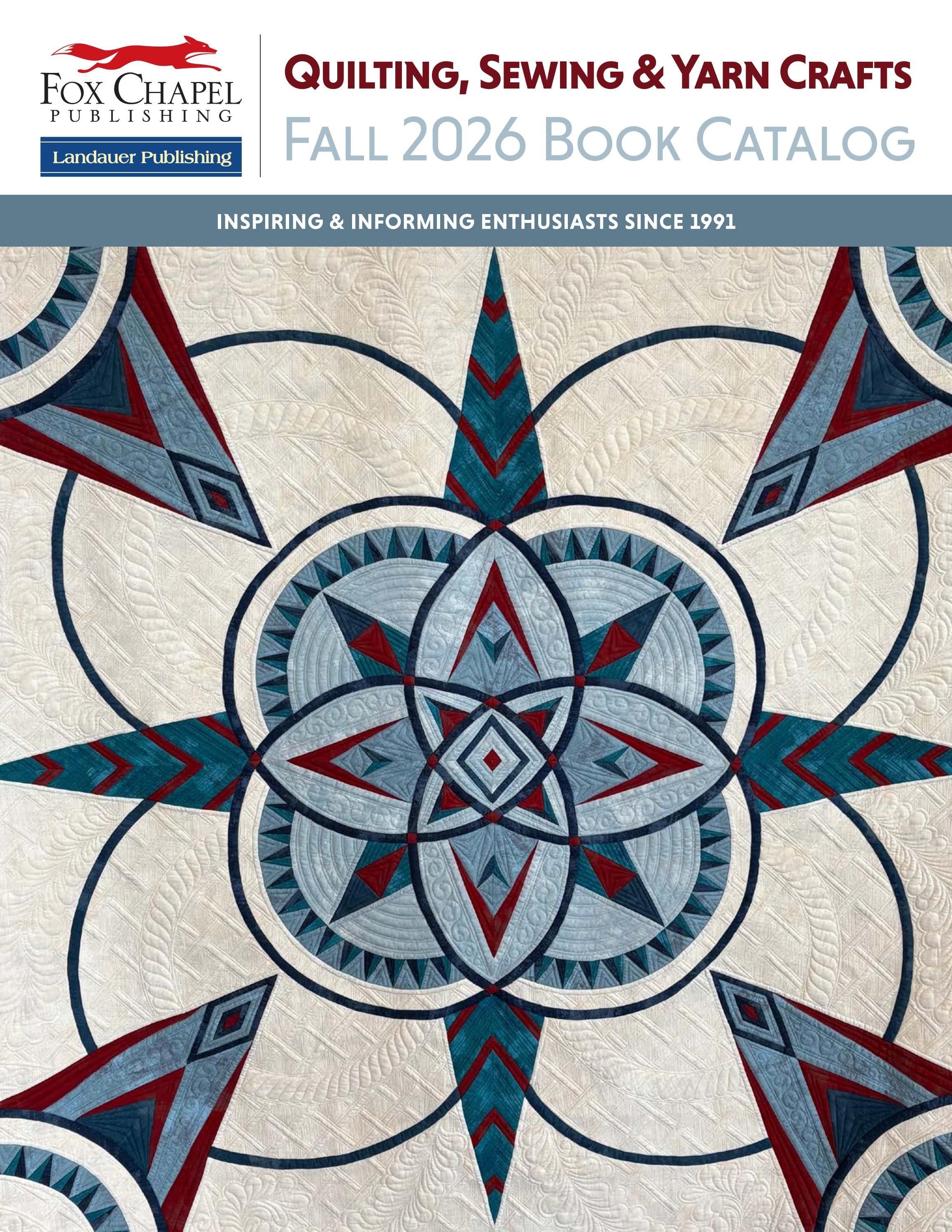 Fox Chapel B2B Fall Quilting Books Catalog Weekly Ad January 1 - December 31, 2026