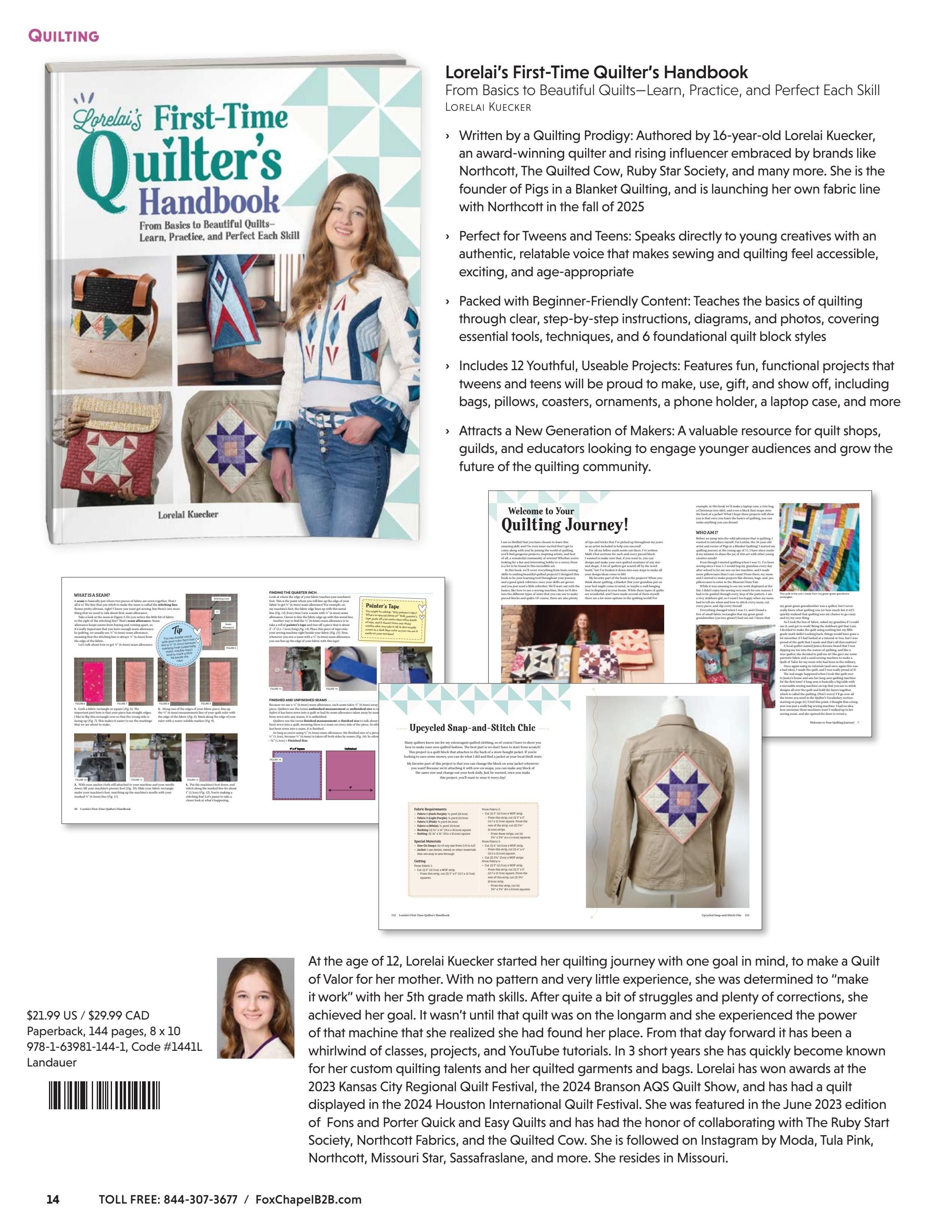 Fox Chapel B2B Fall Quilting Books Catalog Weekly Ad January 1 - December 31, 2026