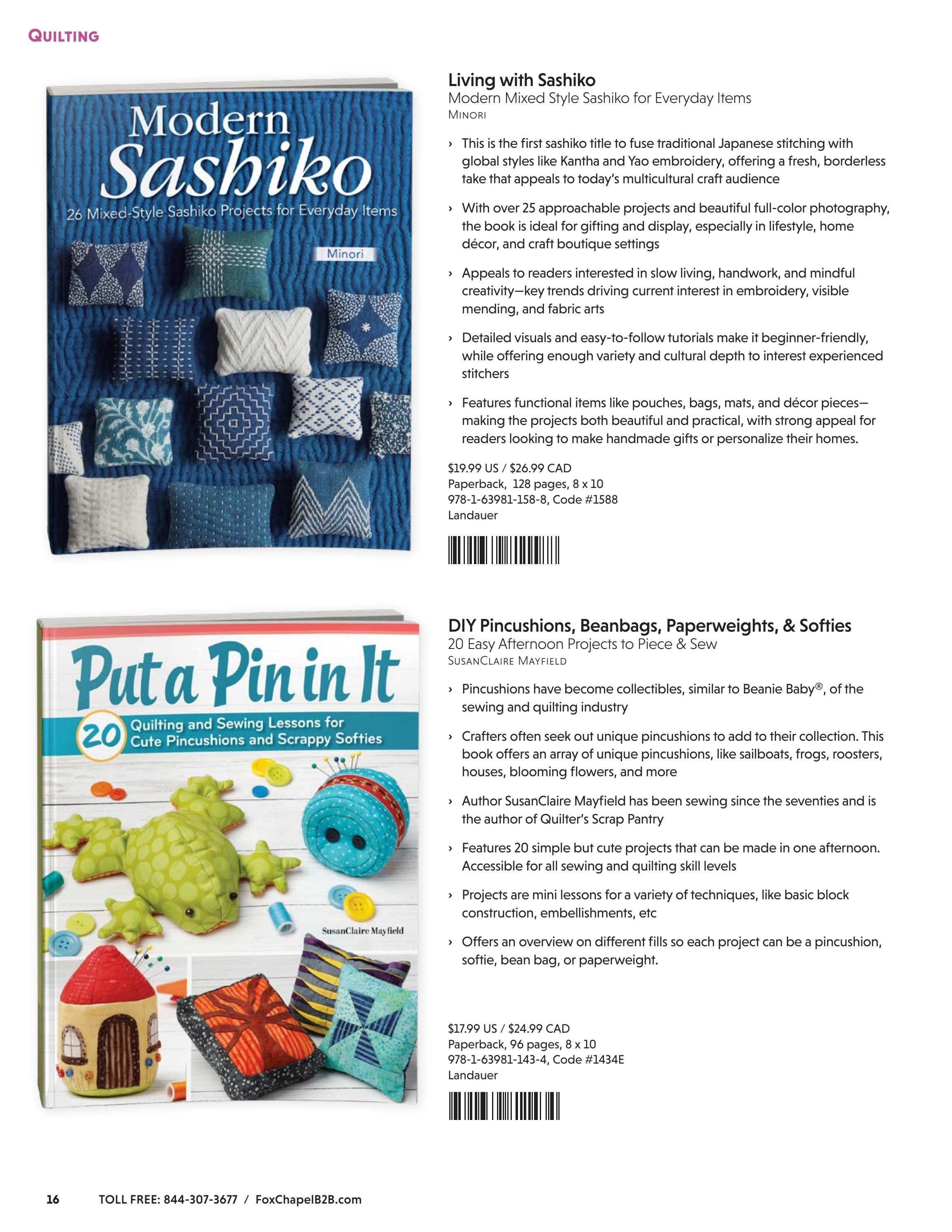 Fox Chapel B2B Fall Quilting Books Catalog Weekly Ad January 1 - December 31, 2026