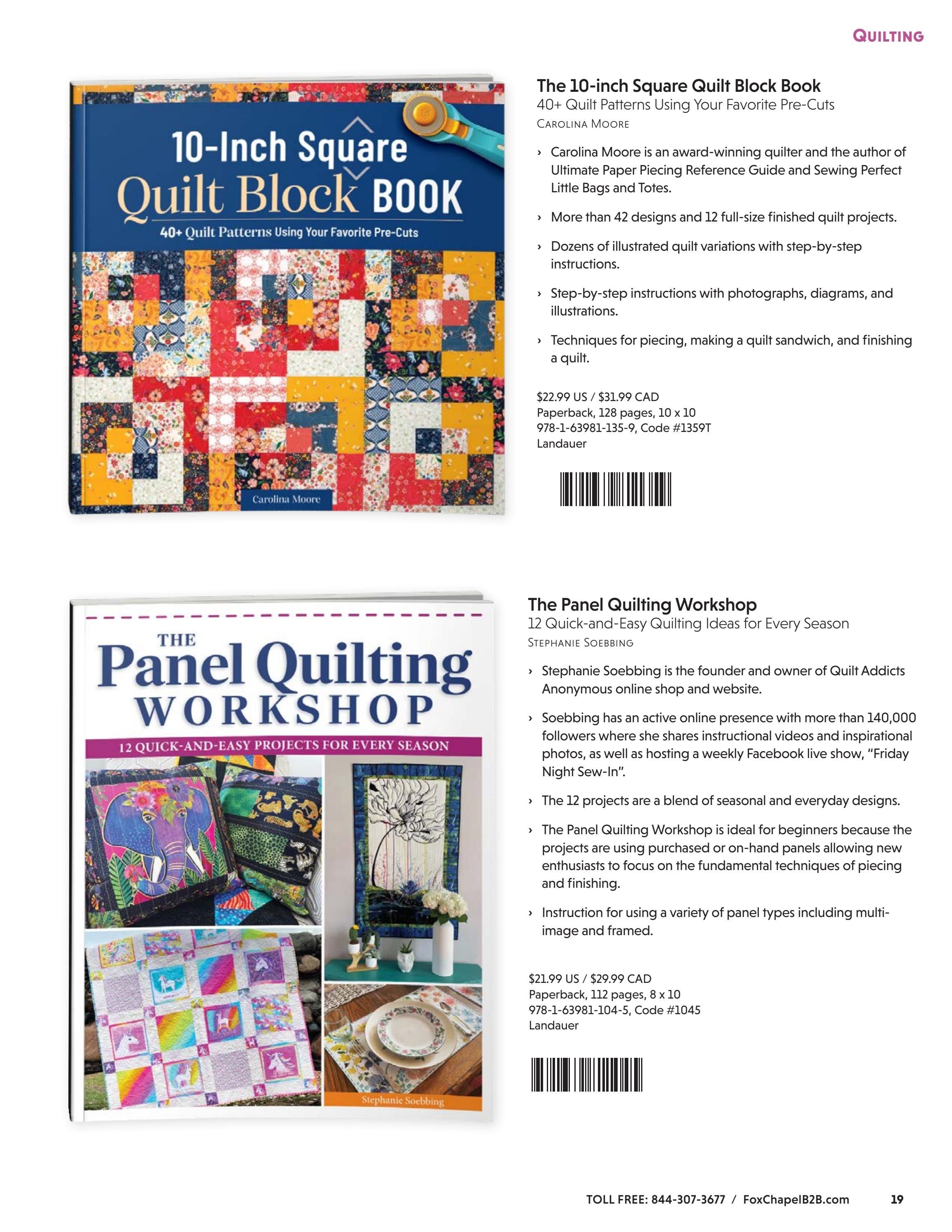 Fox Chapel B2B Fall Quilting Books Catalog Weekly Ad January 1 - December 31, 2026