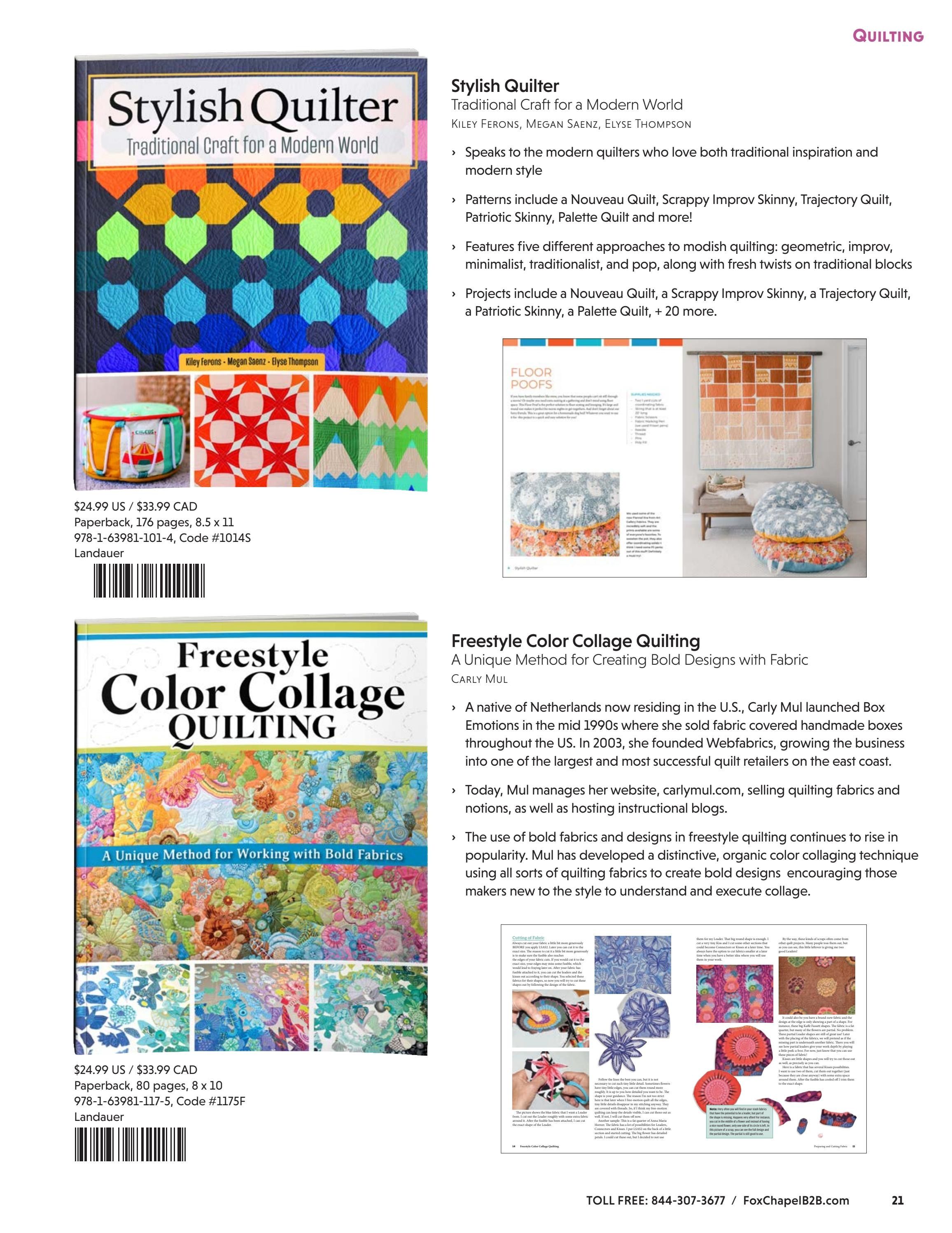Fox Chapel B2B Fall Quilting Books Catalog Weekly Ad January 1 - December 31, 2026