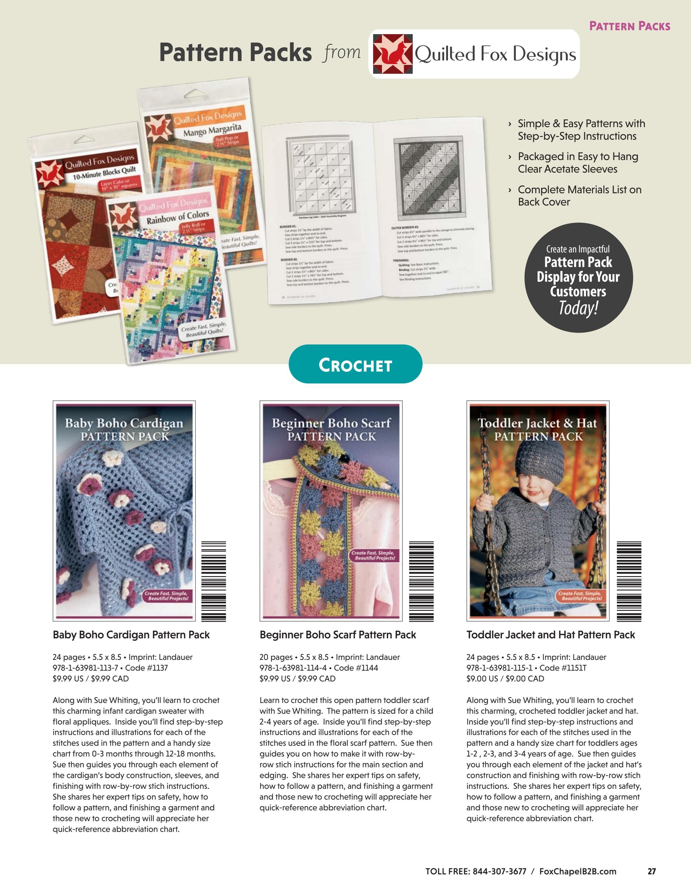 Fox Chapel B2B Fall Quilting Books Catalog Weekly Ad January 1 - December 31, 2026