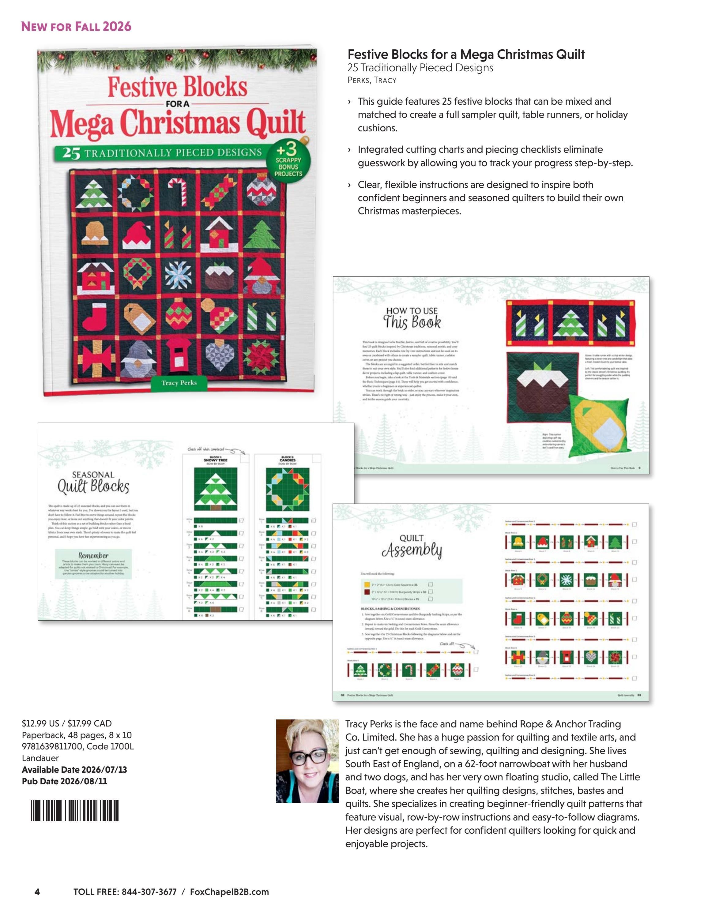 Fox Chapel B2B Fall Quilting Books Catalog Weekly Ad January 1 - December 31, 2026