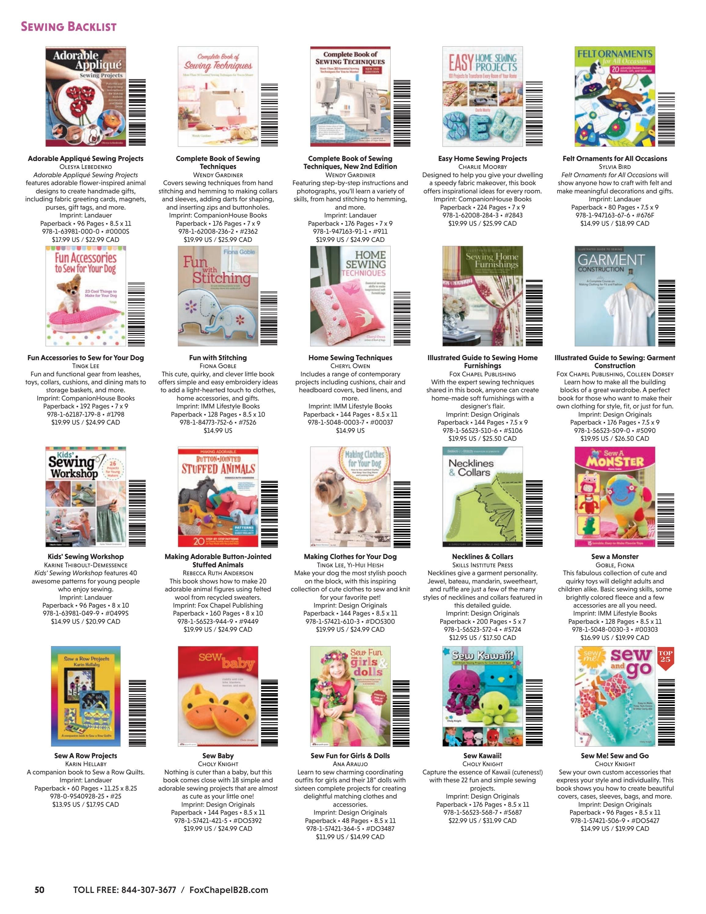 Fox Chapel B2B Fall Quilting Books Catalog Weekly Ad January 1 - December 31, 2026