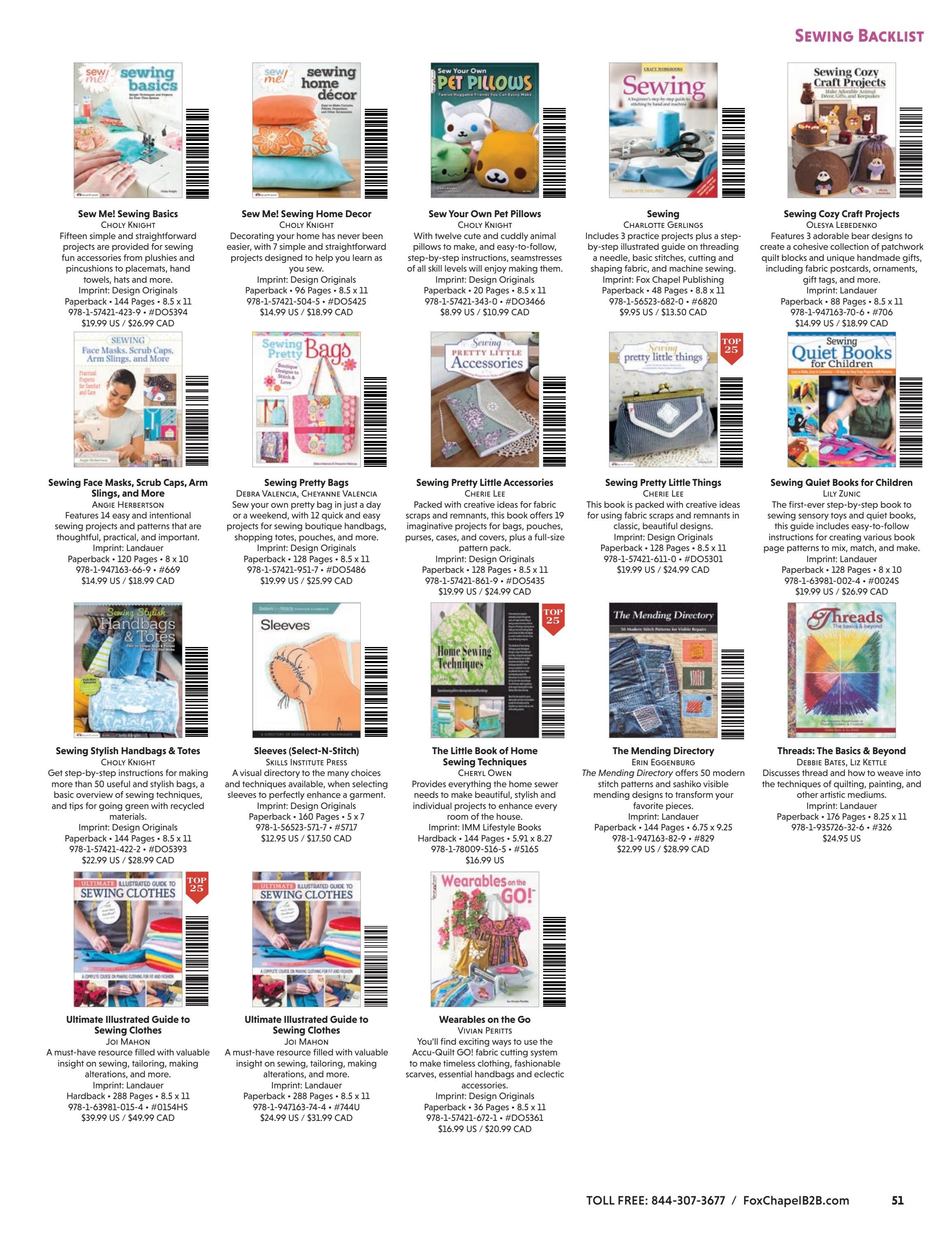 Fox Chapel B2B Fall Quilting Books Catalog Weekly Ad January 1 - December 31, 2026