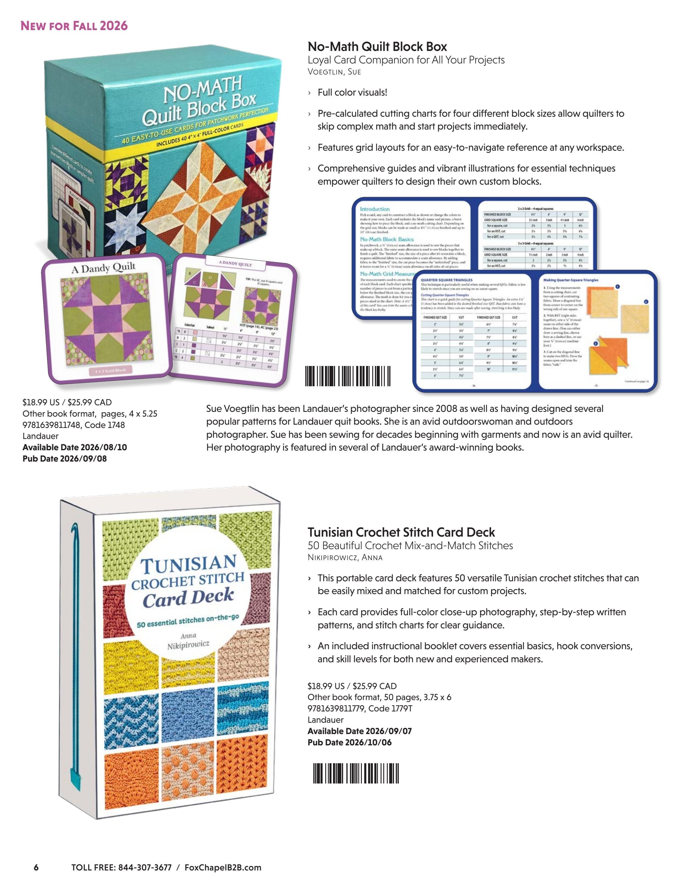 Fox Chapel B2B Fall Quilting Books Catalog Weekly Ad January 1 - December 31, 2026