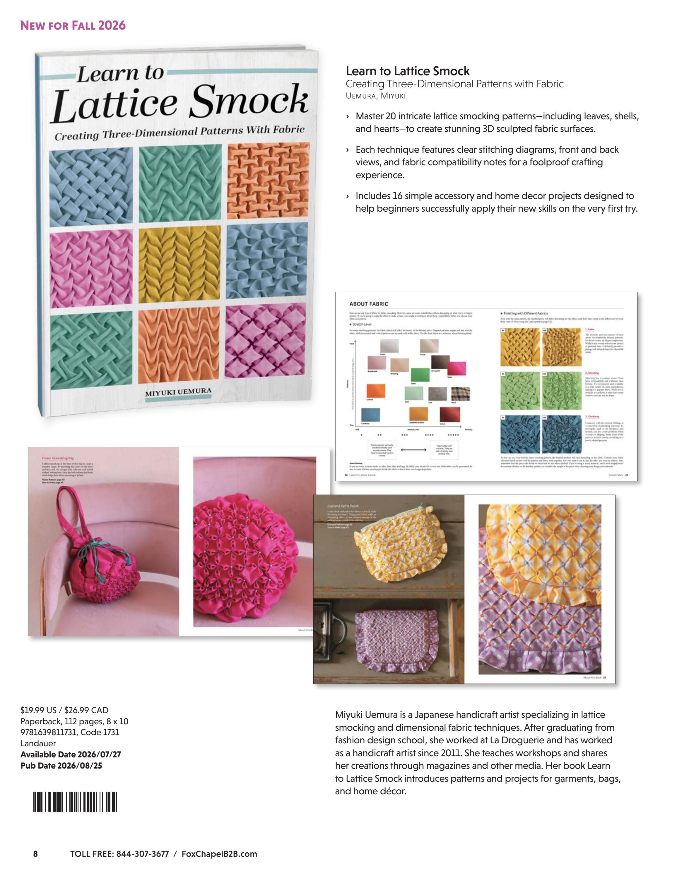 Fox Chapel B2B Fall Quilting Books Catalog Weekly Ad January 1 - December 31, 2026