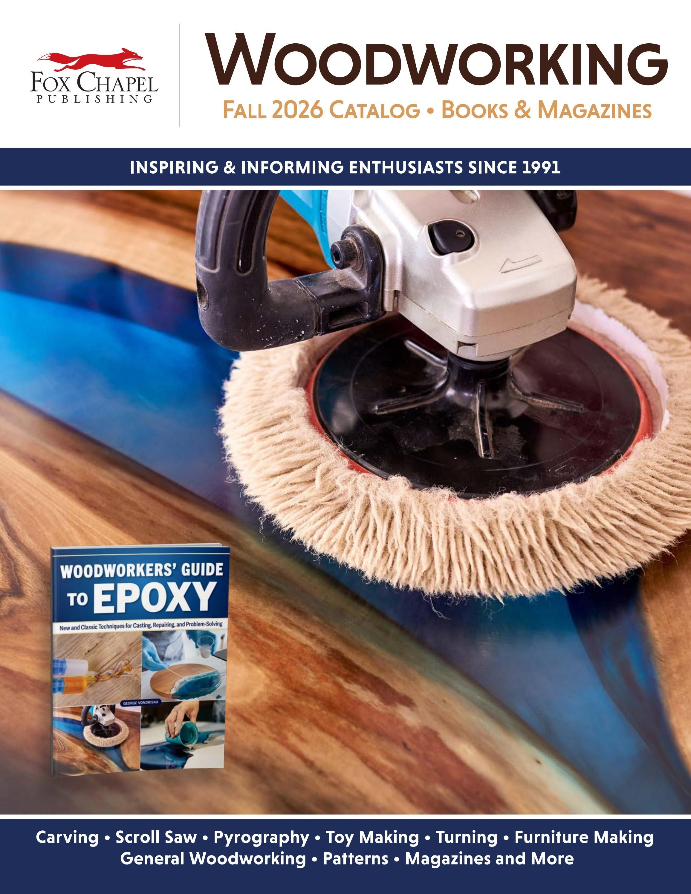 Fox Chapel B2B Fall Woodworking Books Catalog Weekly Ad January 1 - December 31, 2026