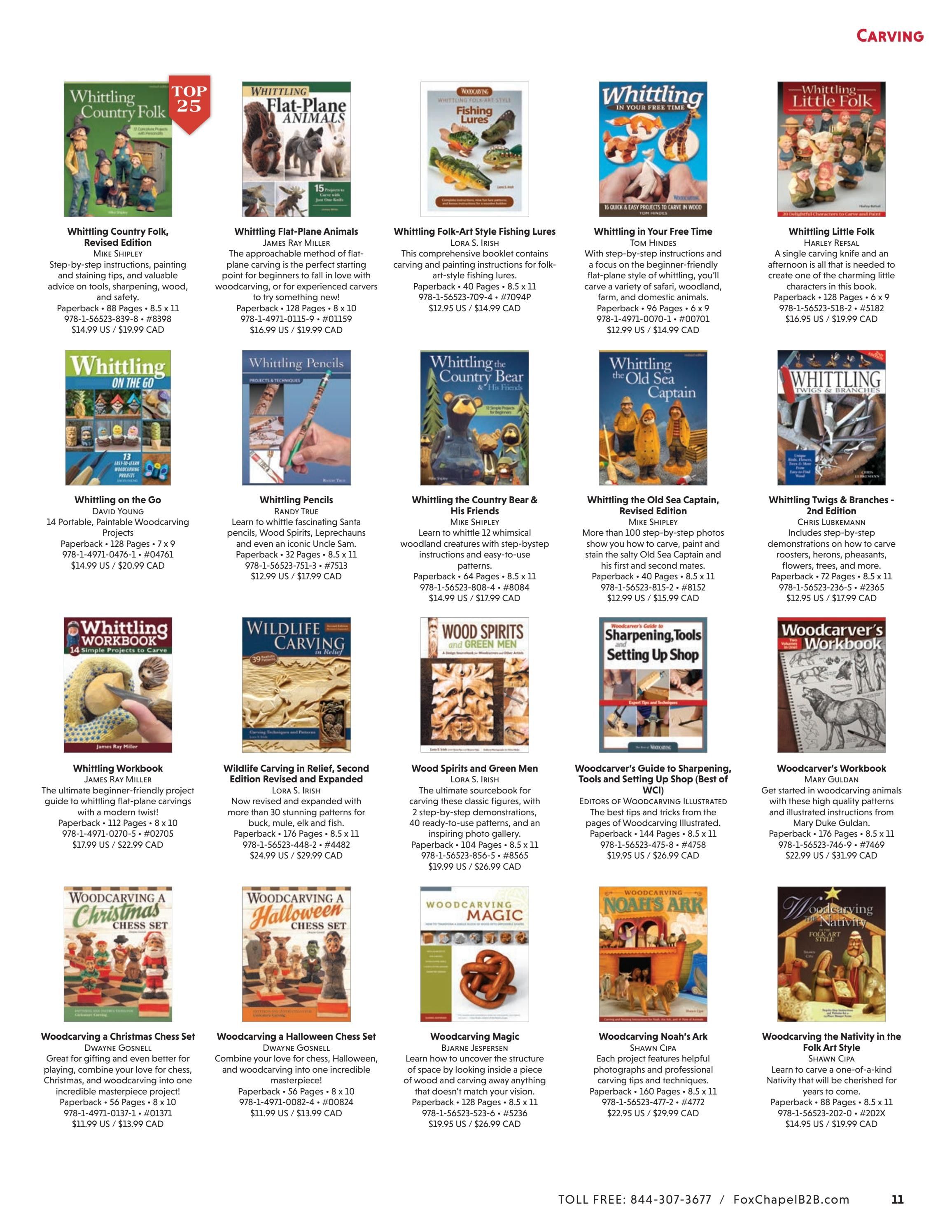 Fox Chapel B2B Fall Woodworking Books Catalog Weekly Ad January 1 - December 31, 2026