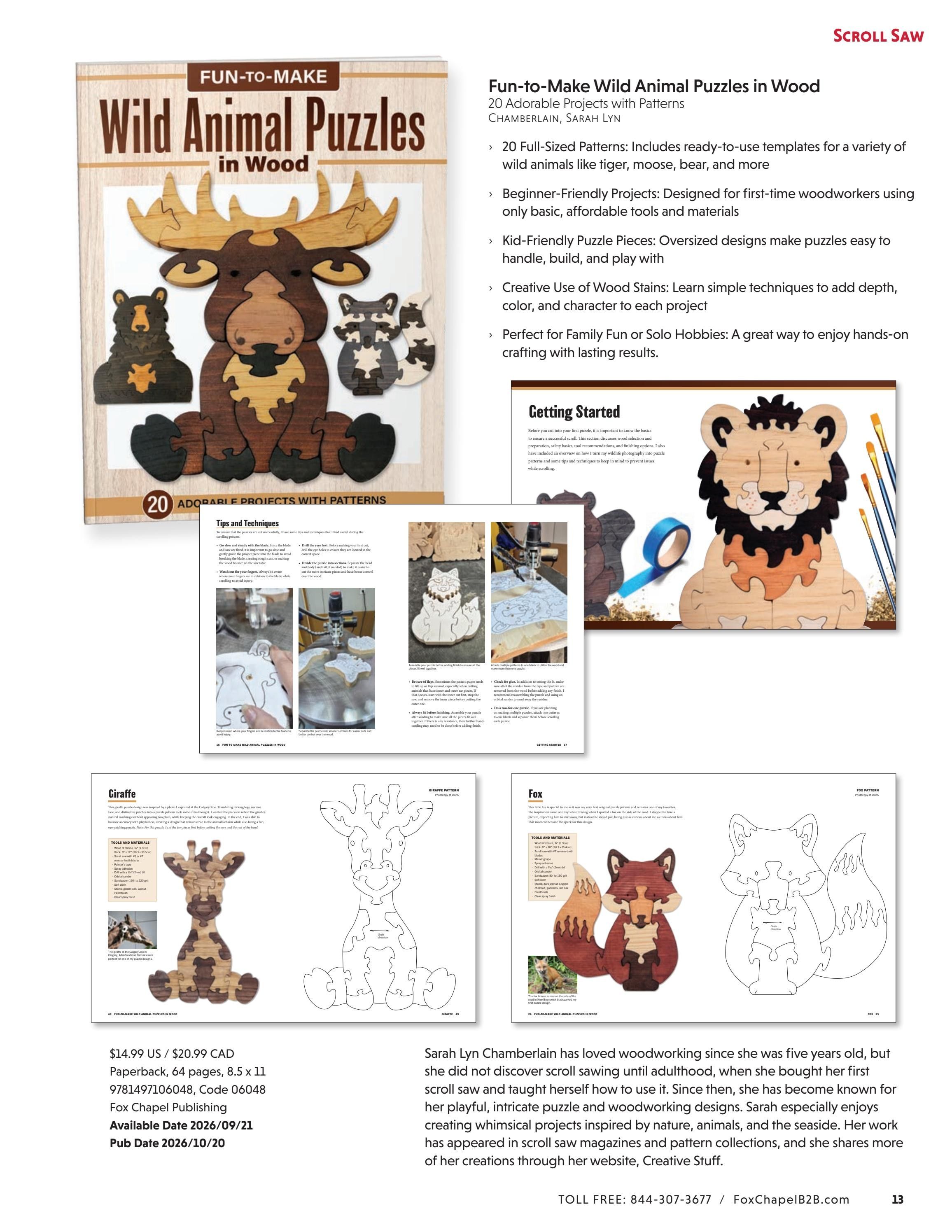 Fox Chapel B2B Fall Woodworking Books Catalog Weekly Ad January 1 - December 31, 2026