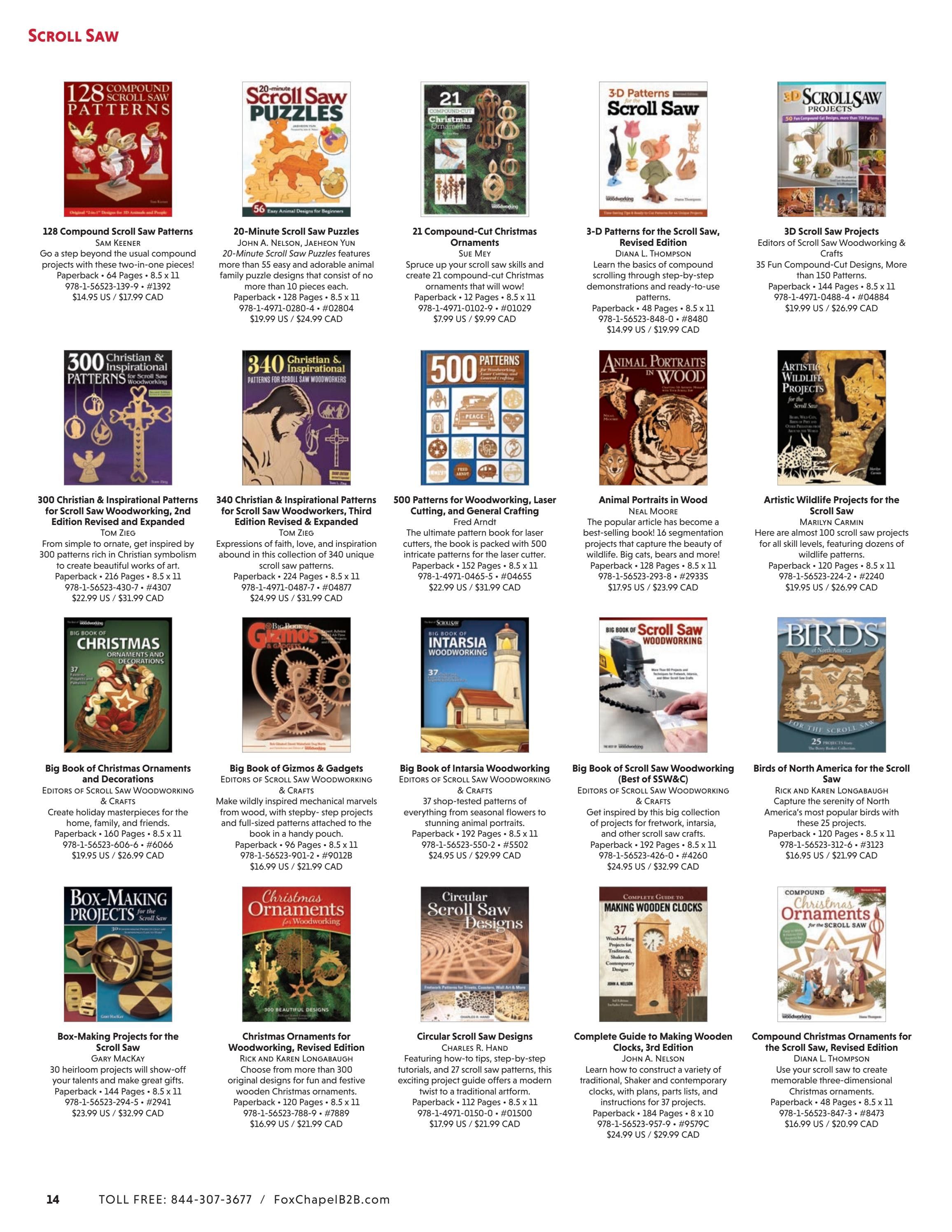Fox Chapel B2B Fall Woodworking Books Catalog Weekly Ad January 1 - December 31, 2026