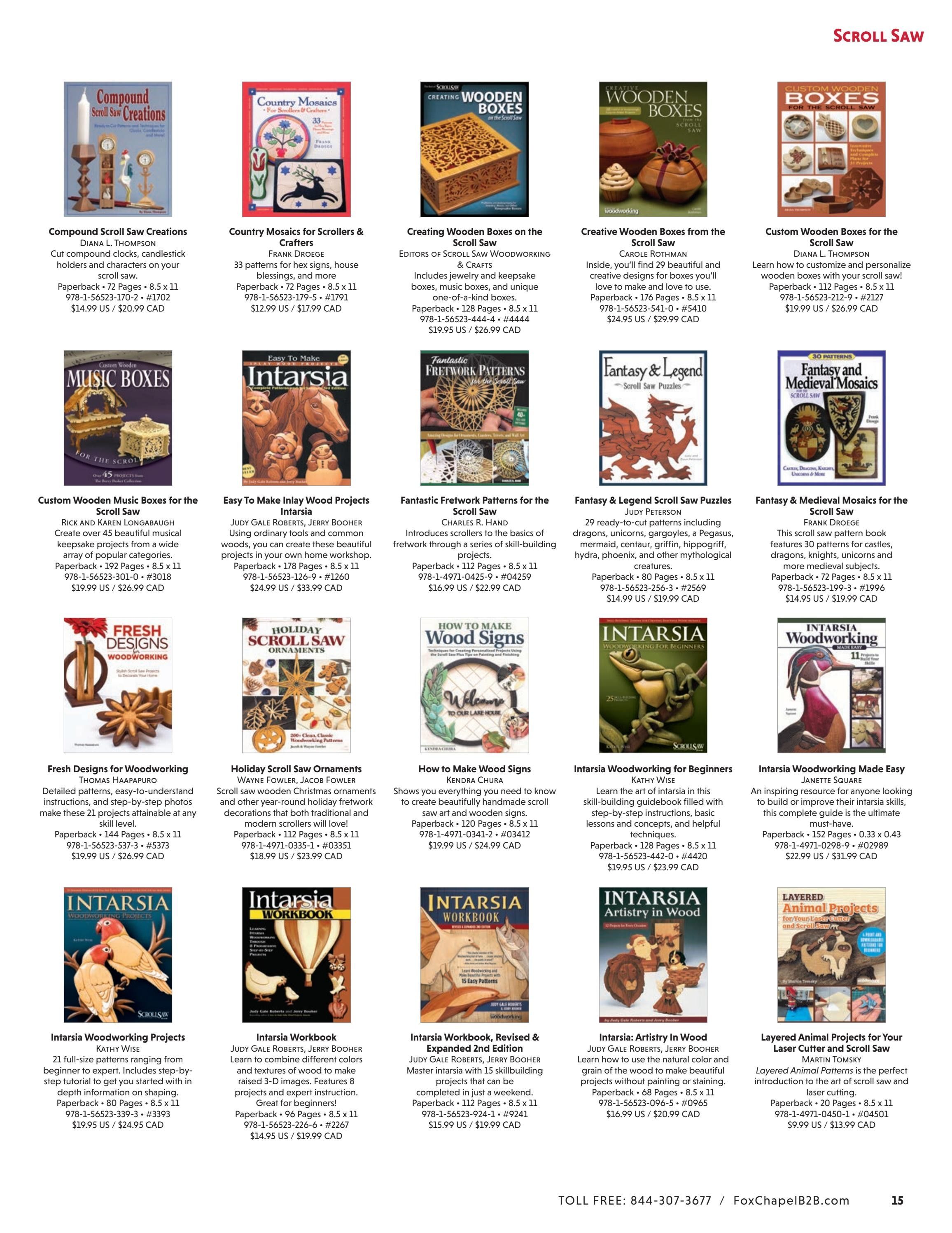 Fox Chapel B2B Fall Woodworking Books Catalog Weekly Ad January 1 - December 31, 2026