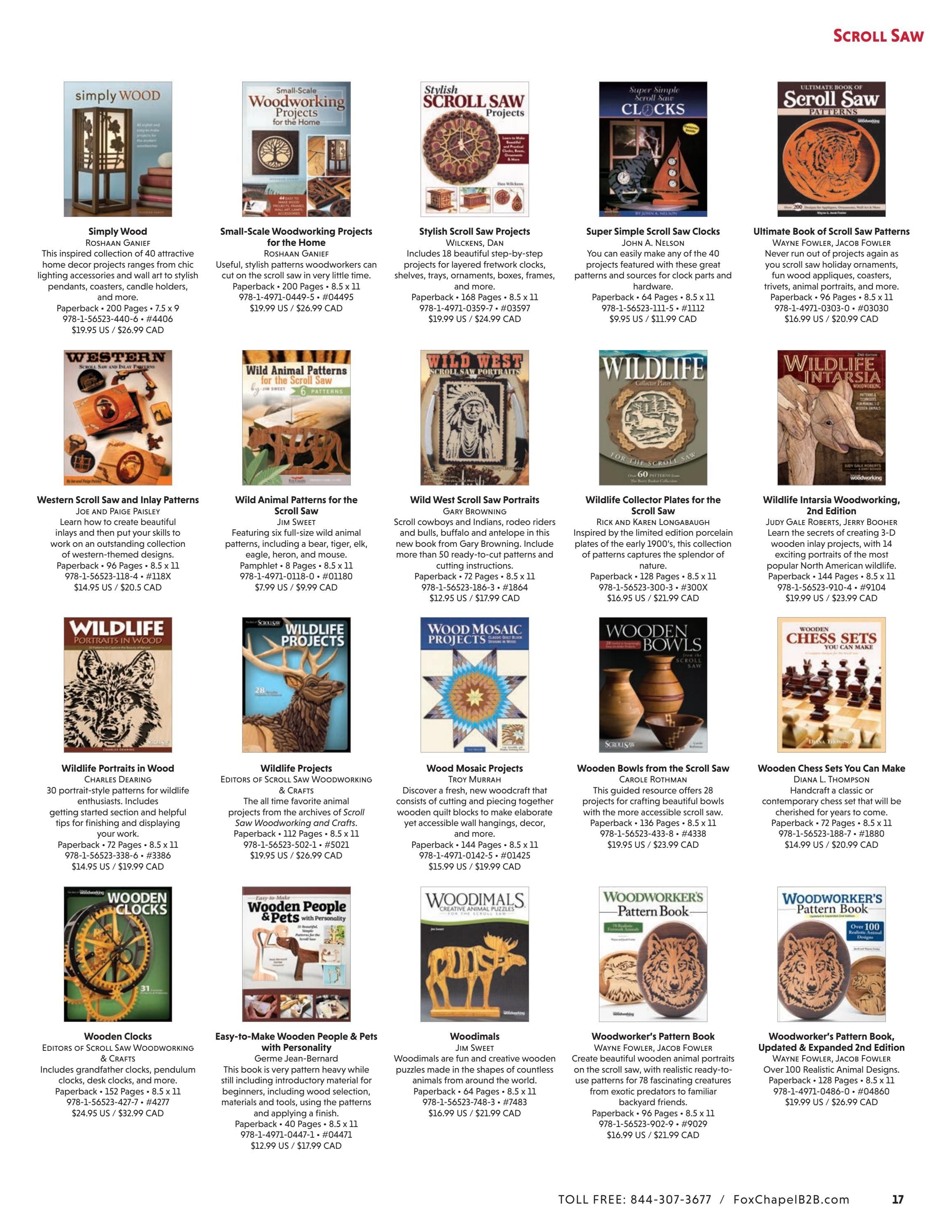 Fox Chapel B2B Fall Woodworking Books Catalog Weekly Ad January 1 - December 31, 2026