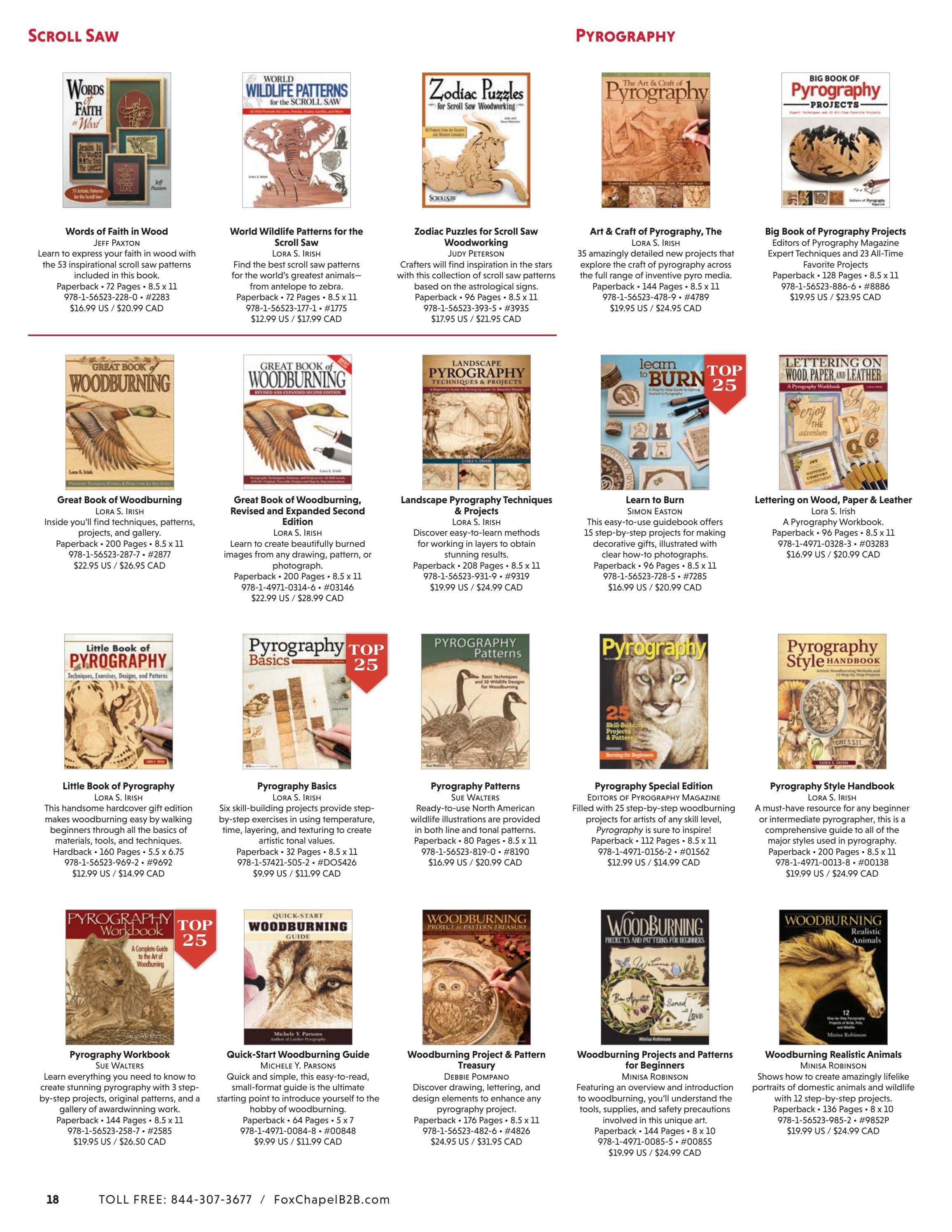 Fox Chapel B2B Fall Woodworking Books Catalog Weekly Ad January 1 - December 31, 2026