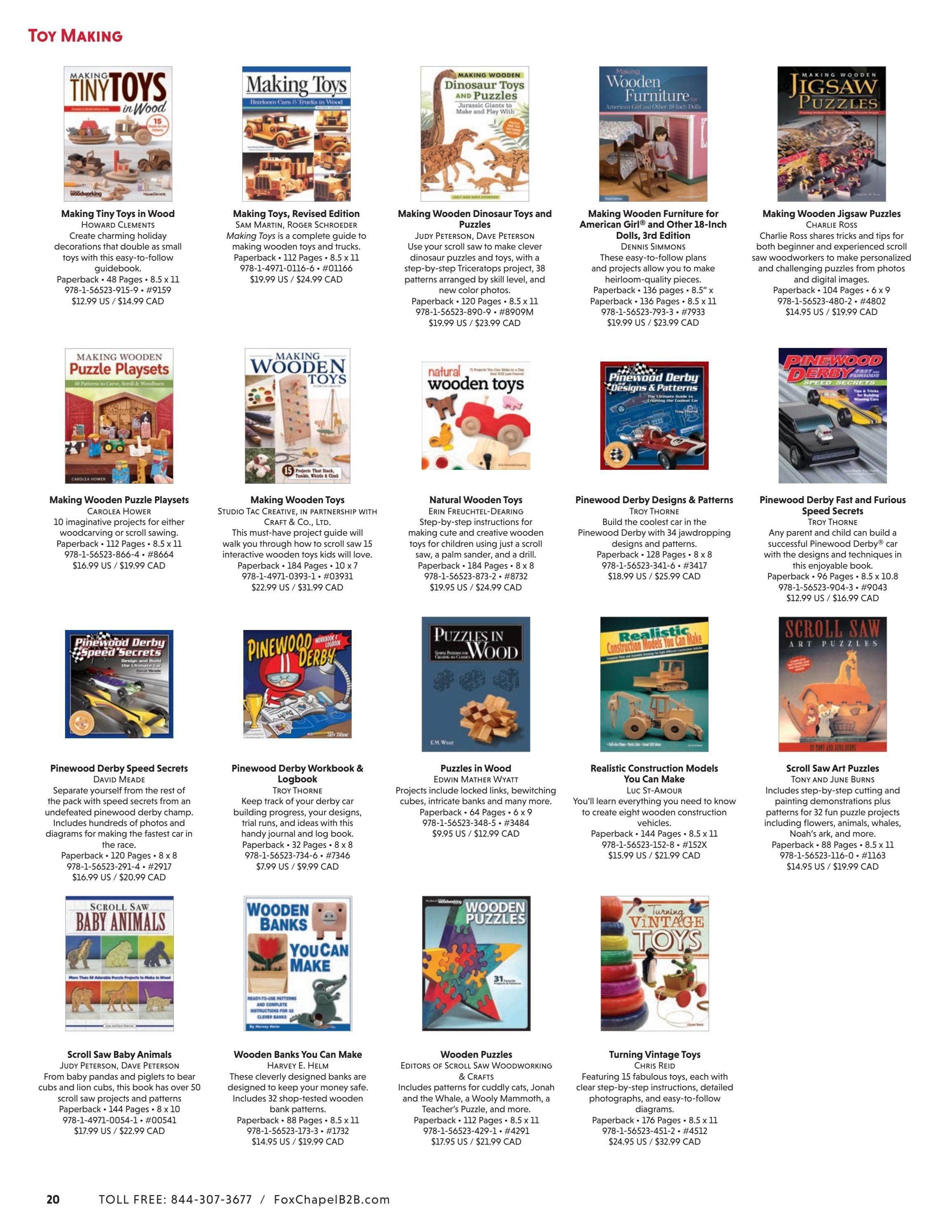Fox Chapel B2B Fall Woodworking Books Catalog Weekly Ad January 1 - December 31, 2026