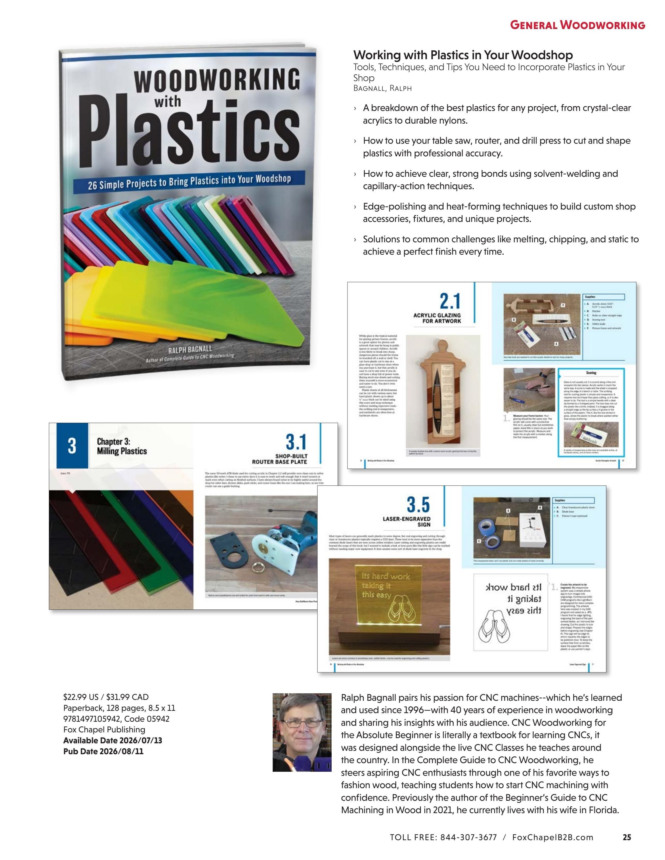 Fox Chapel B2B Fall Woodworking Books Catalog Weekly Ad January 1 - December 31, 2026