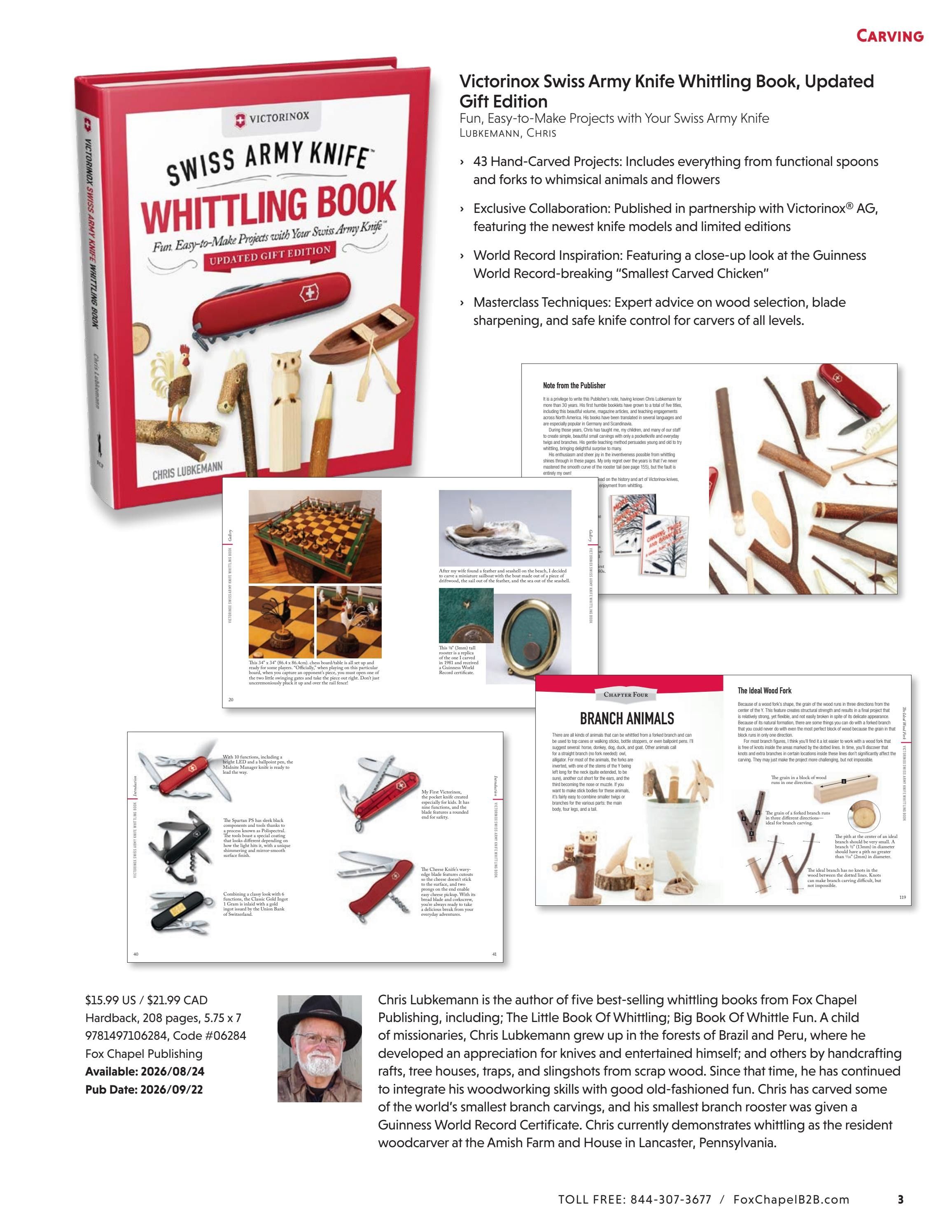 Fox Chapel B2B Fall Woodworking Books Catalog Weekly Ad January 1 - December 31, 2026