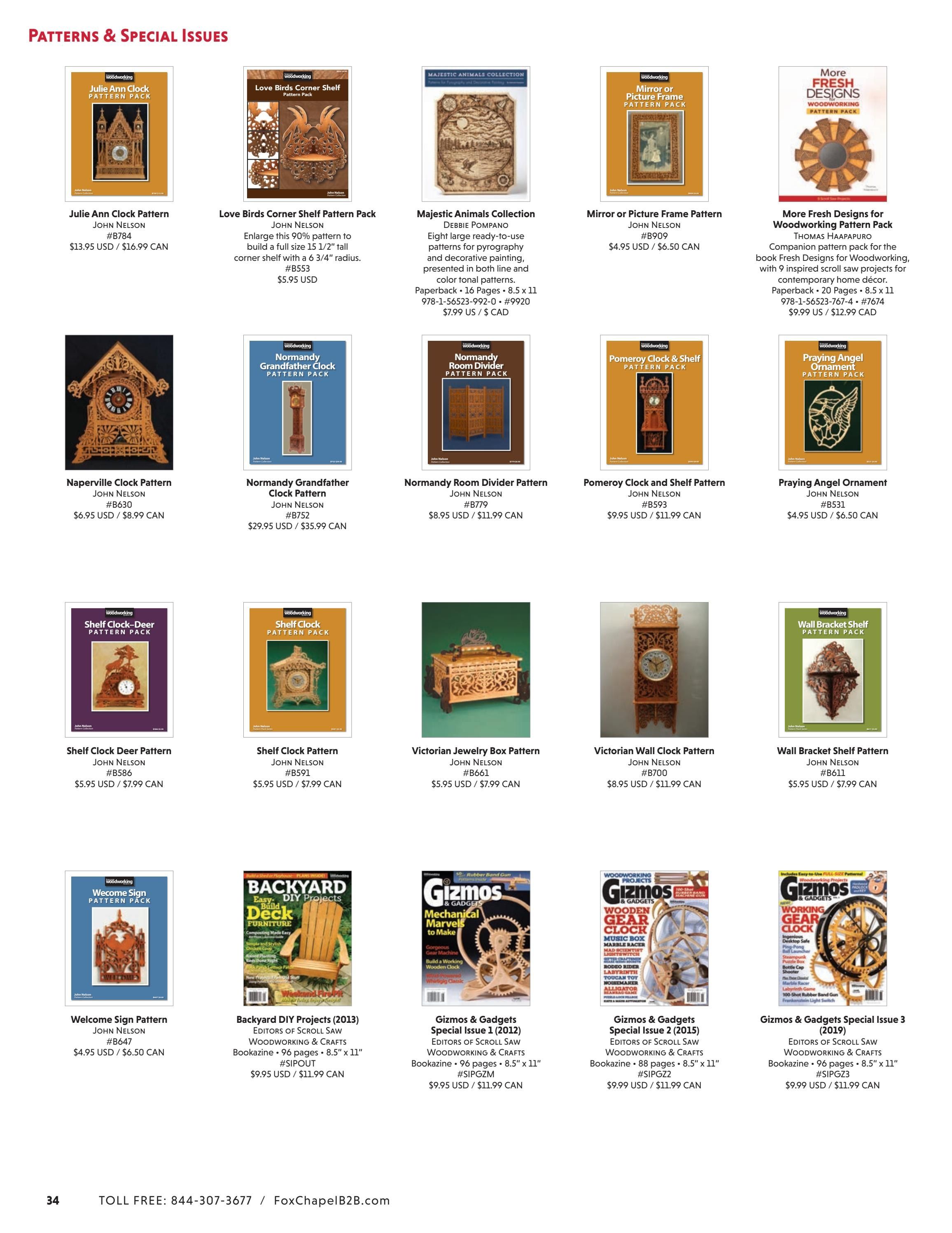 Fox Chapel B2B Fall Woodworking Books Catalog Weekly Ad January 1 - December 31, 2026