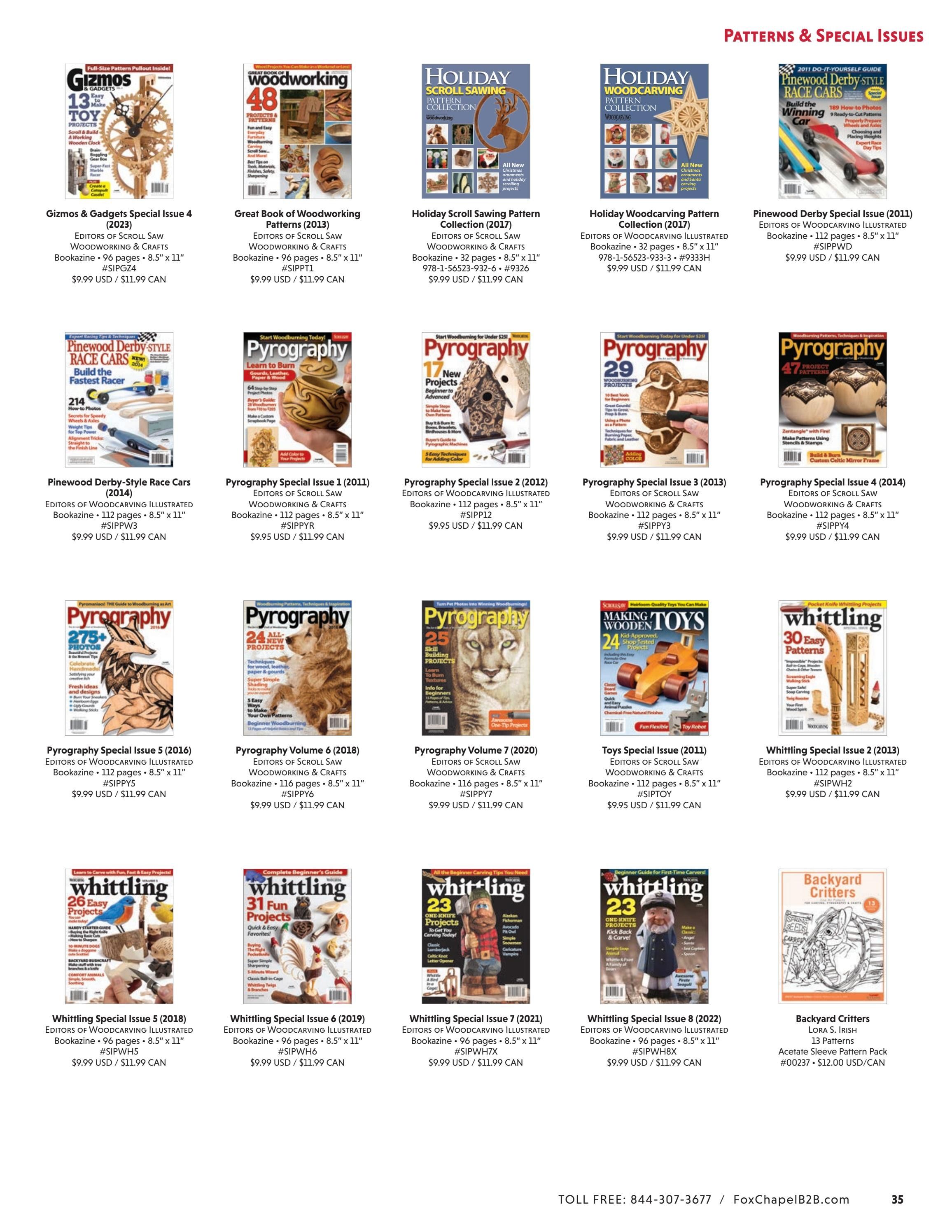 Fox Chapel B2B Fall Woodworking Books Catalog Weekly Ad January 1 - December 31, 2026